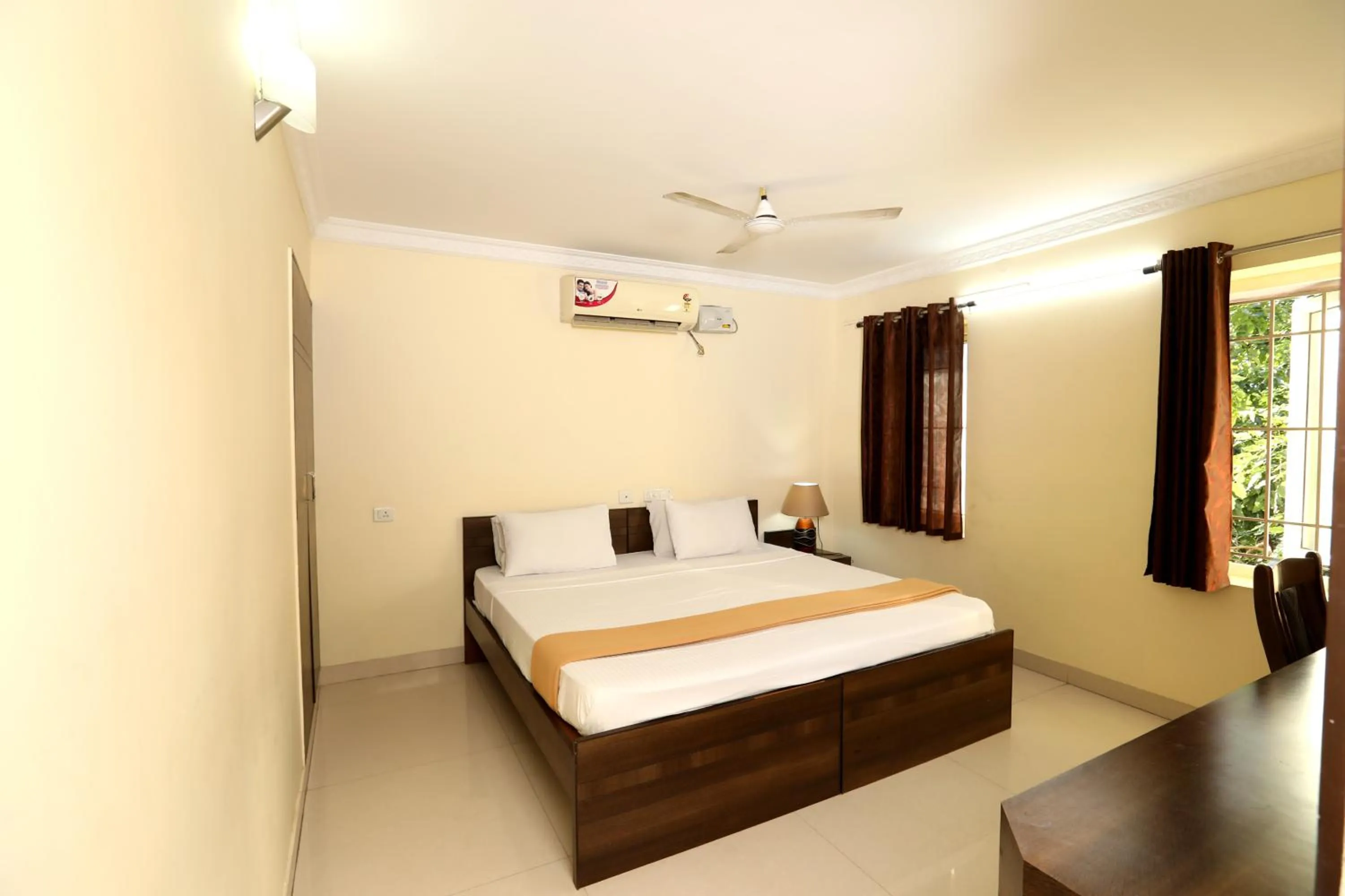 View (from property/room), Bed in Chetinaad Courtyard Gandhipuram by Centre Park