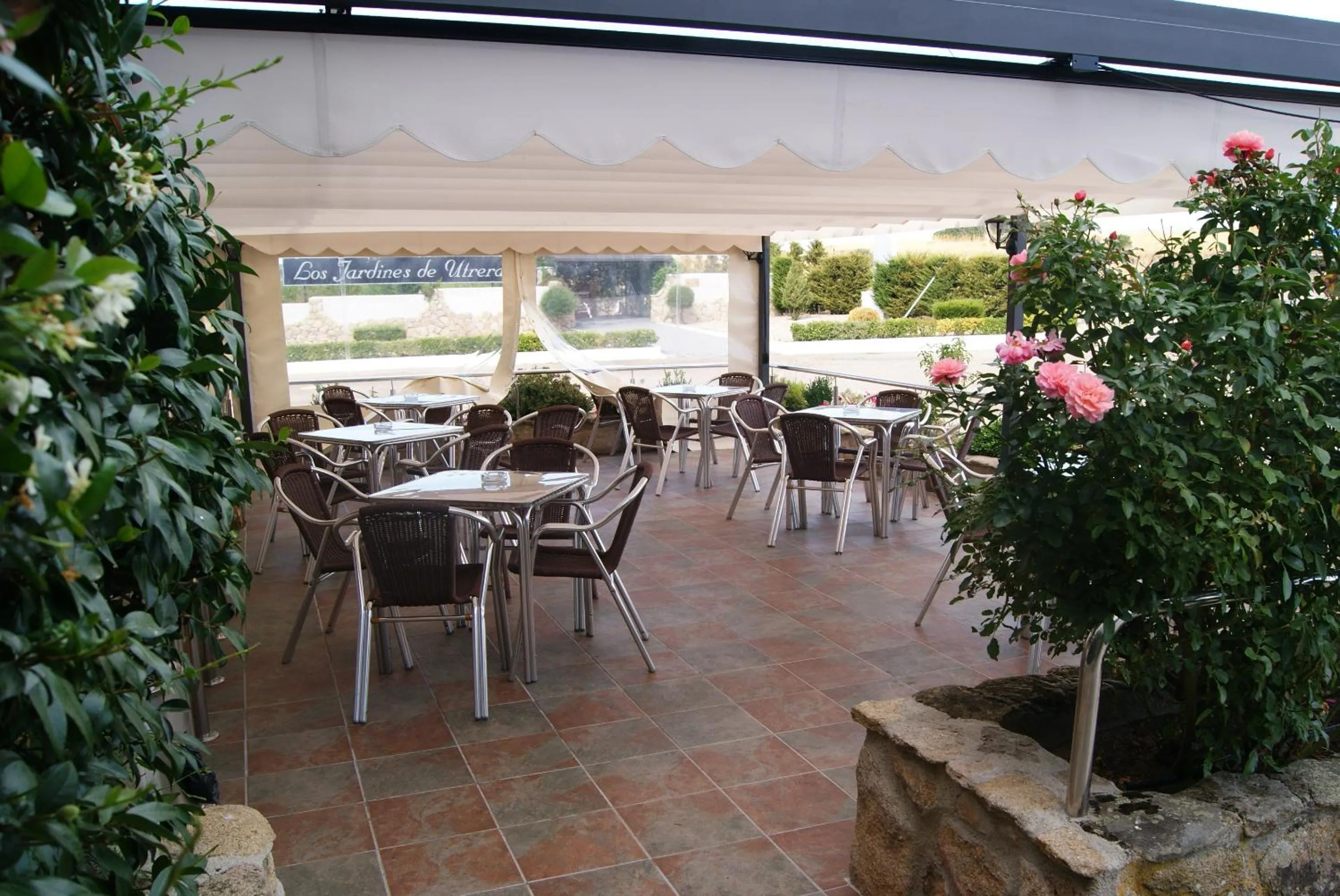 Balcony/Terrace in Hotel Mozárbez Salamanca
