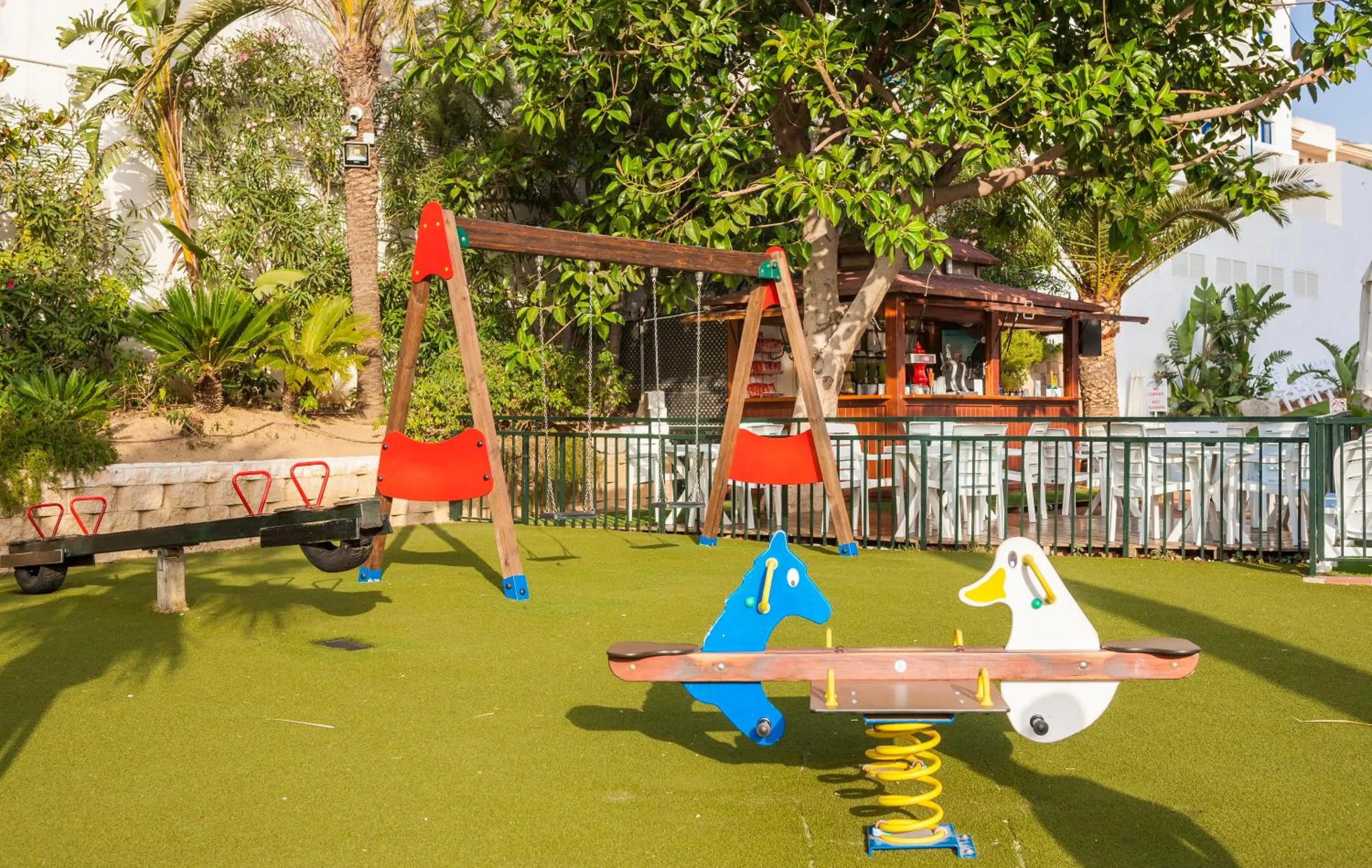 Children play ground in Globales Los Patos Park