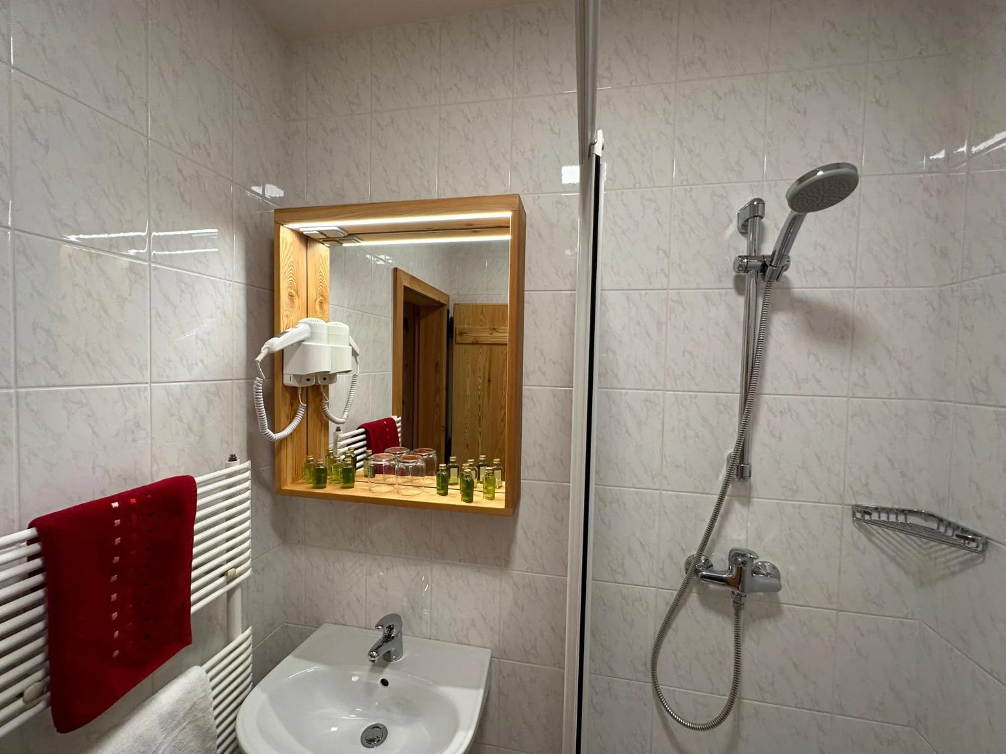 Shower in Hotel ŠURC