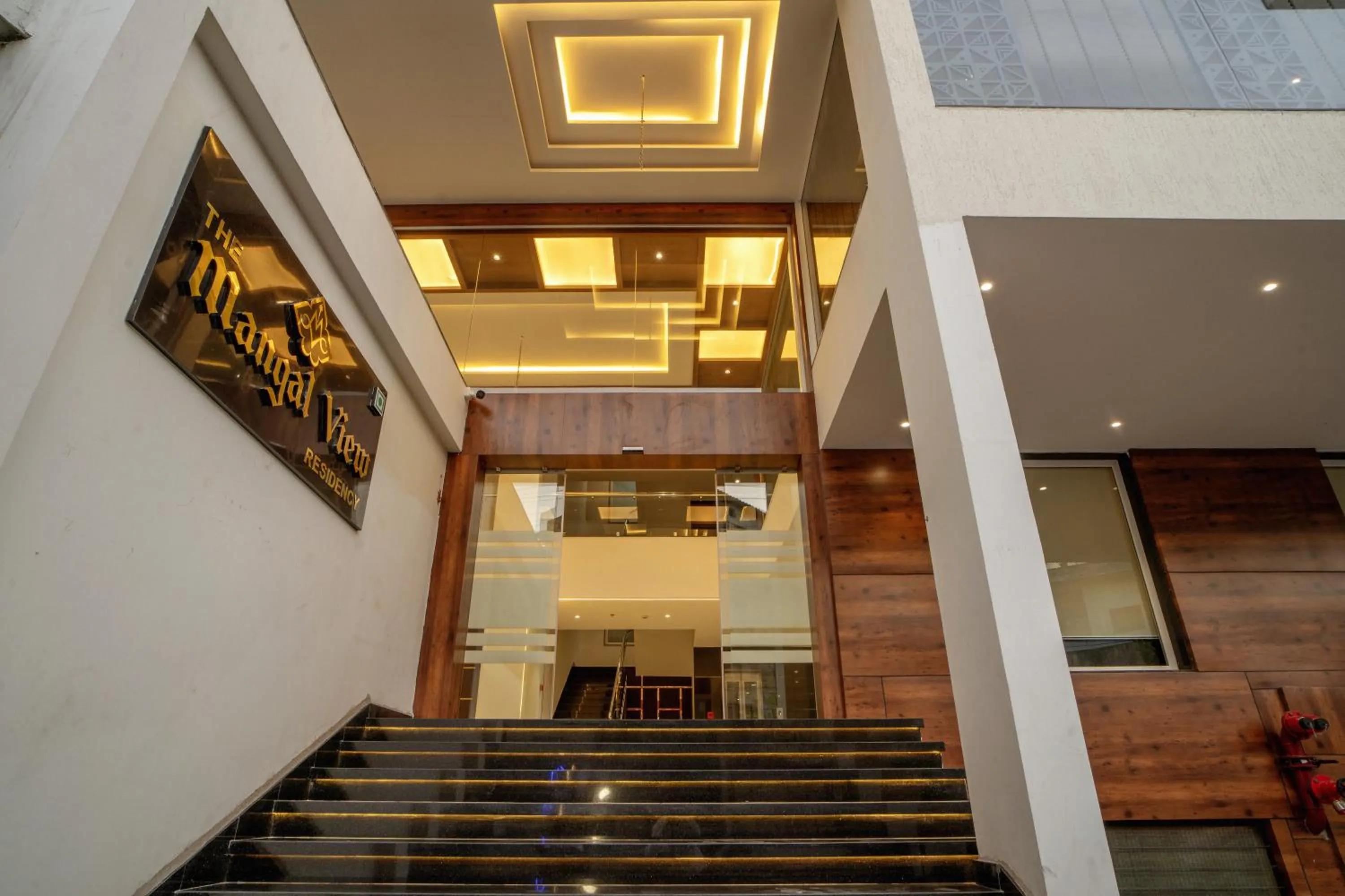 Facade/entrance in THE MANGAL VIEW RESIDENCY - A Luxury Boutique Business Hotel
