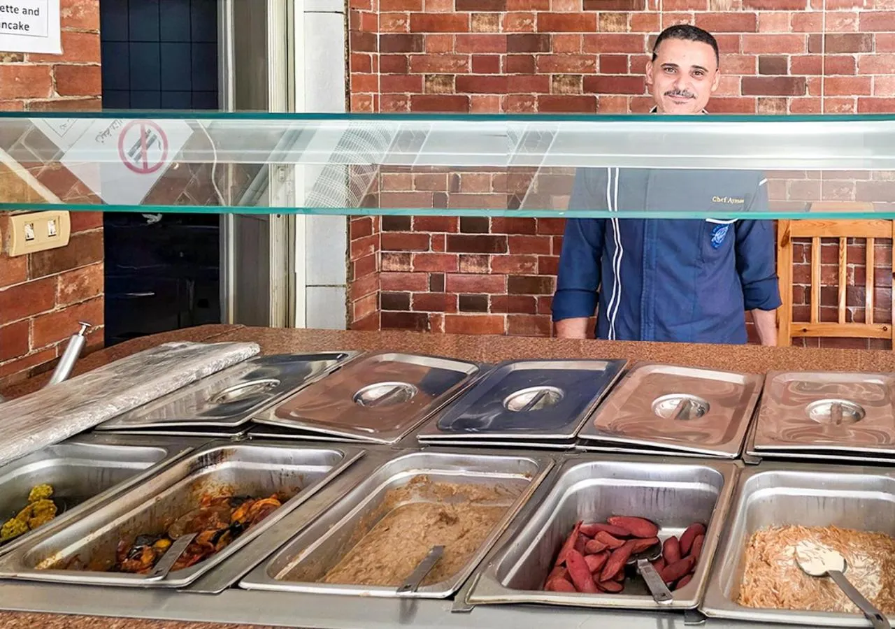 Buffet breakfast in Red Sea Relax Hotel