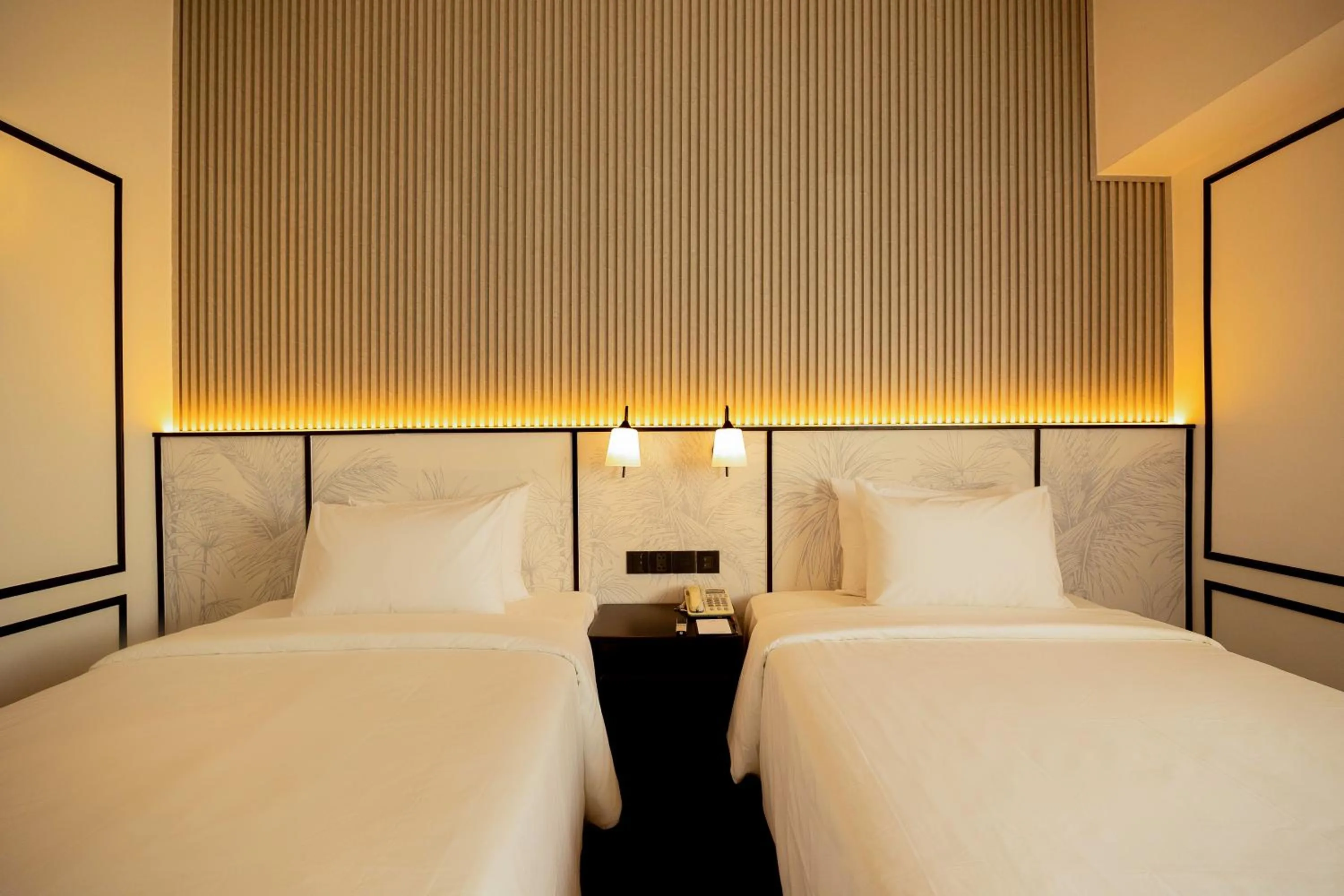 Bed in Dai Nam Boutique Hotel