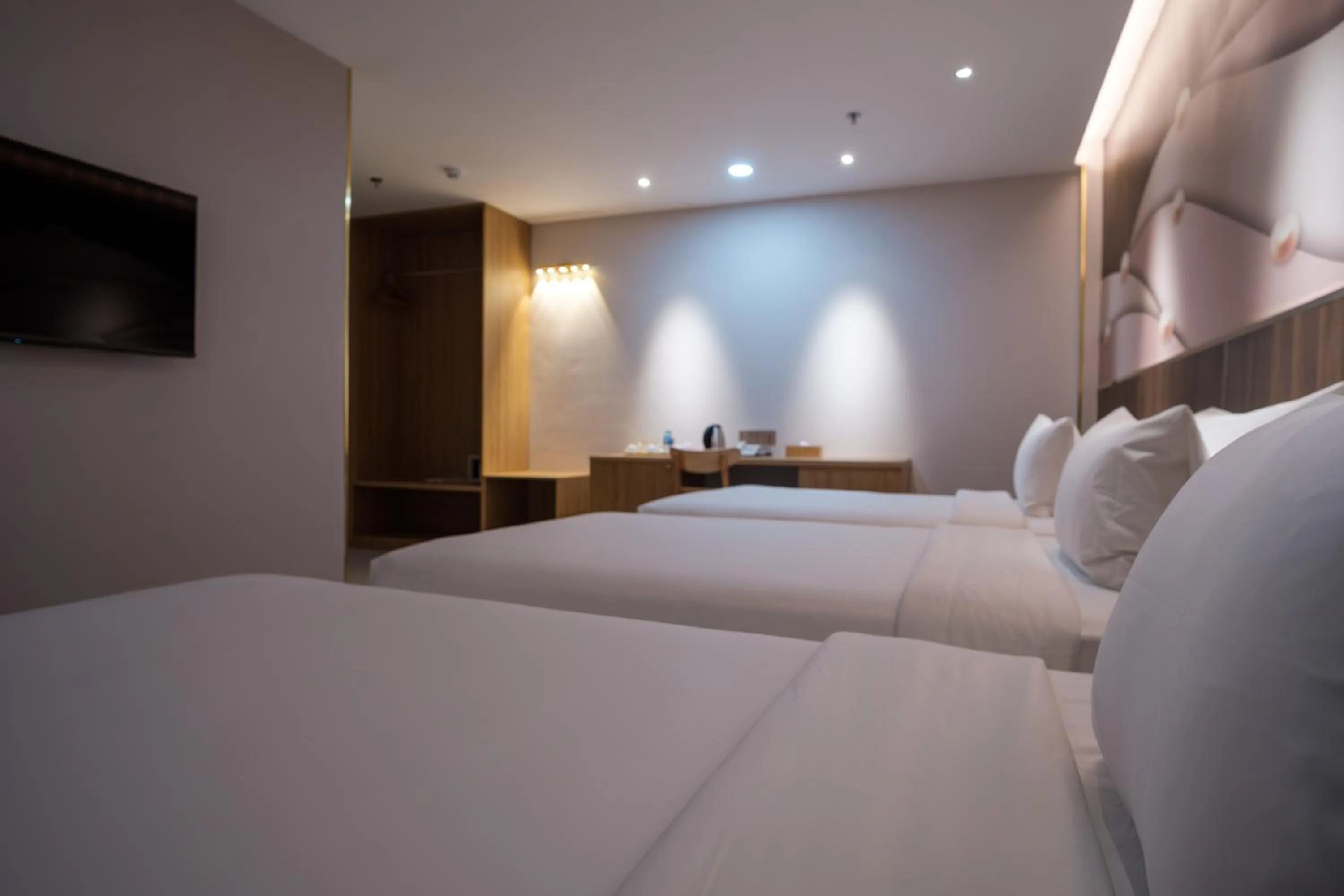 Bed in Dai Nam Boutique Hotel