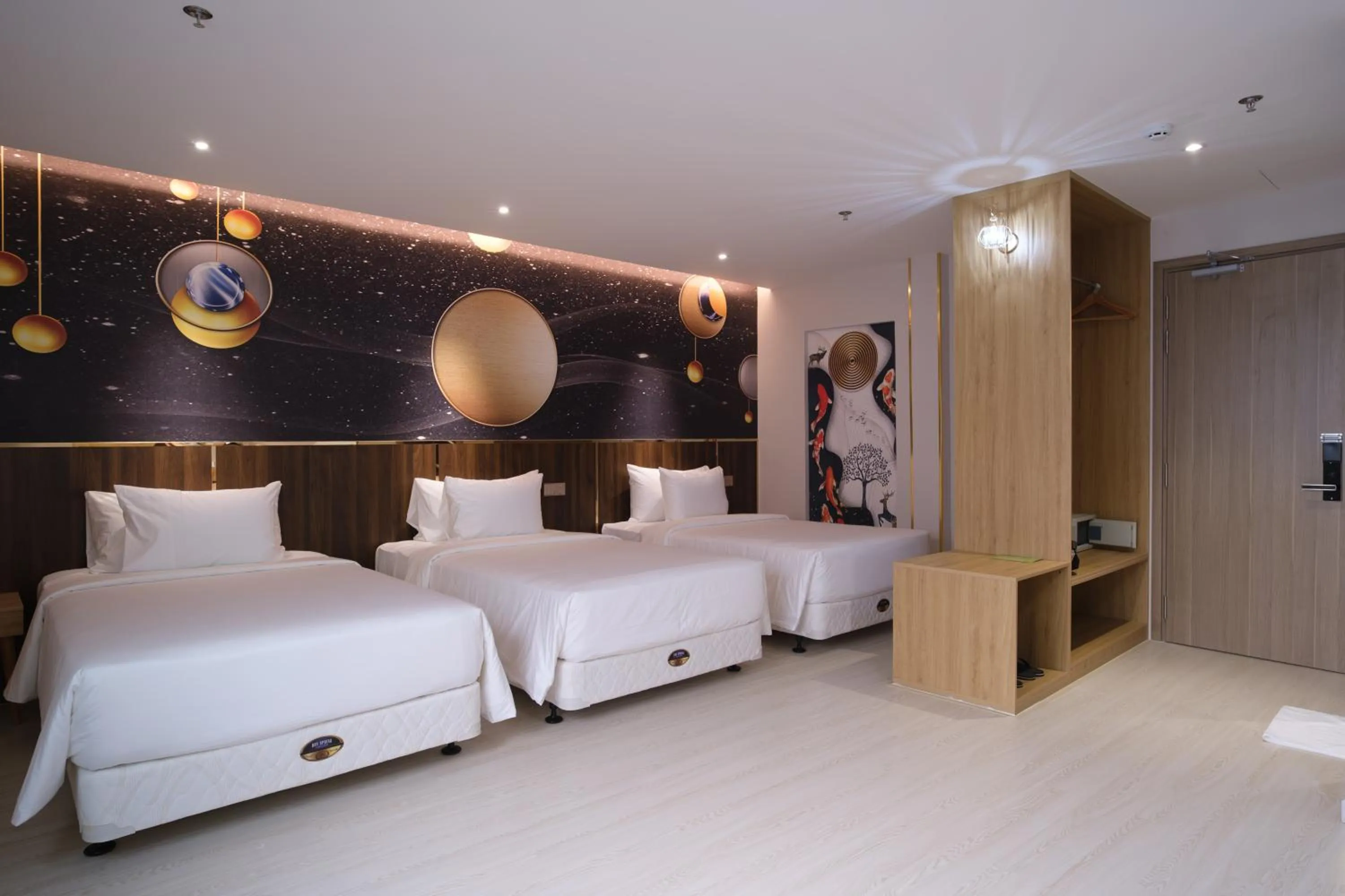 Bed in Dai Nam Boutique Hotel