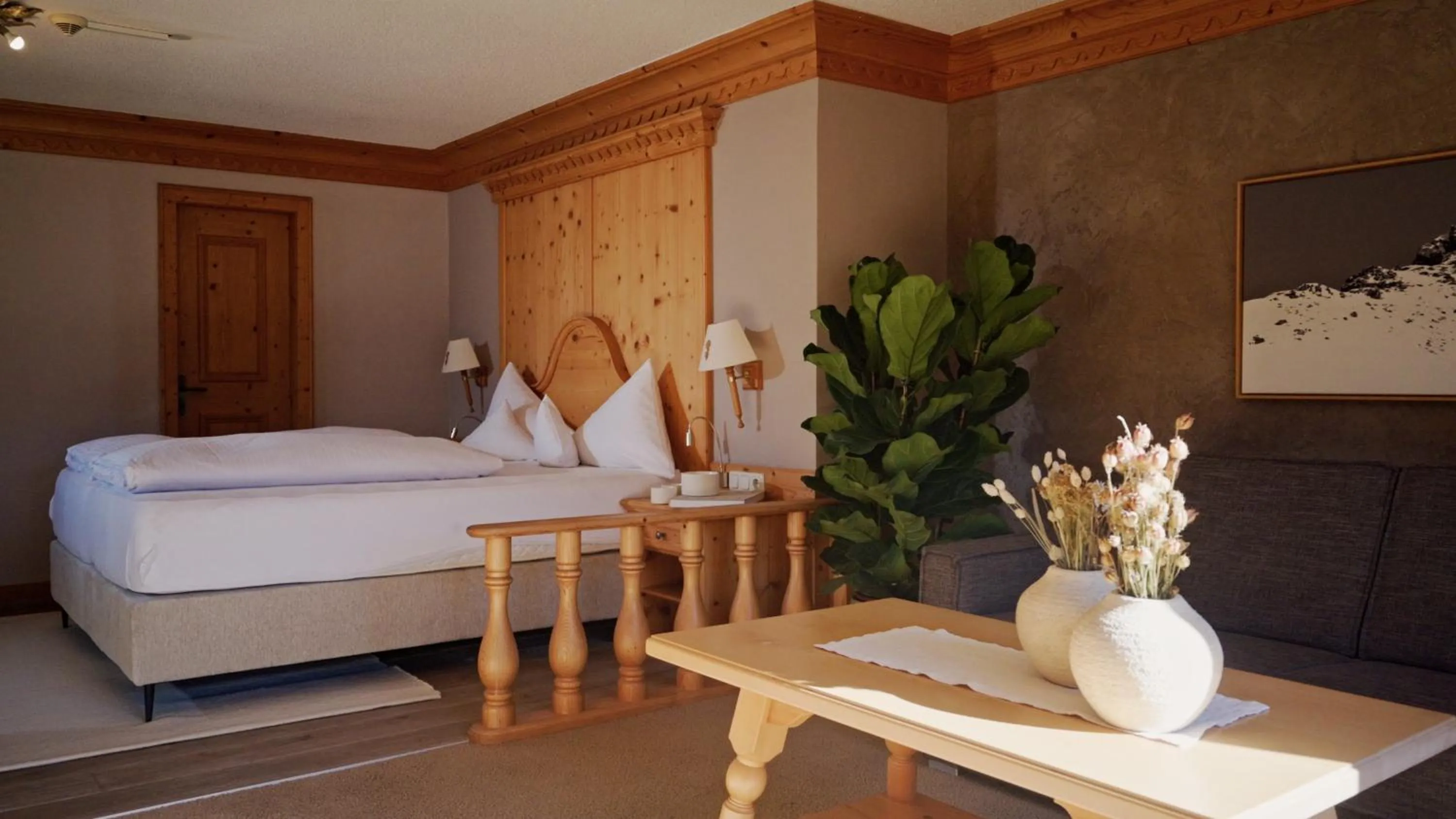 Bed in Hotel Hohenfels