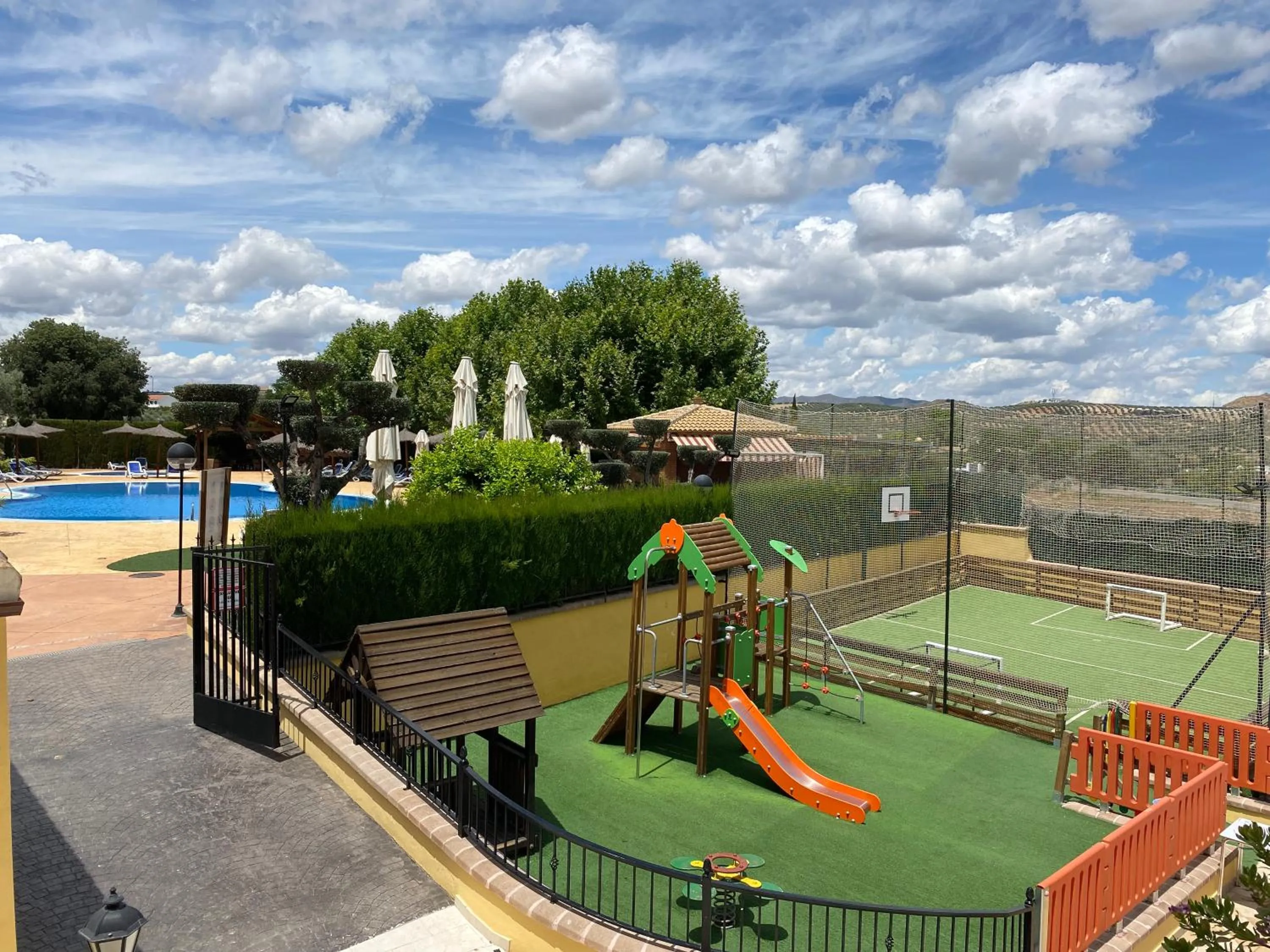 Children play ground in Hotel Rural Llano Piña