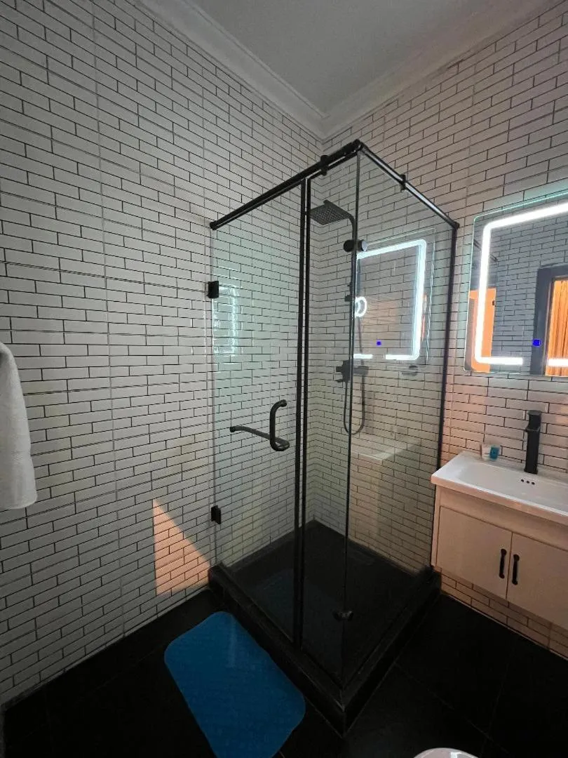 Shower in Bricks Residence