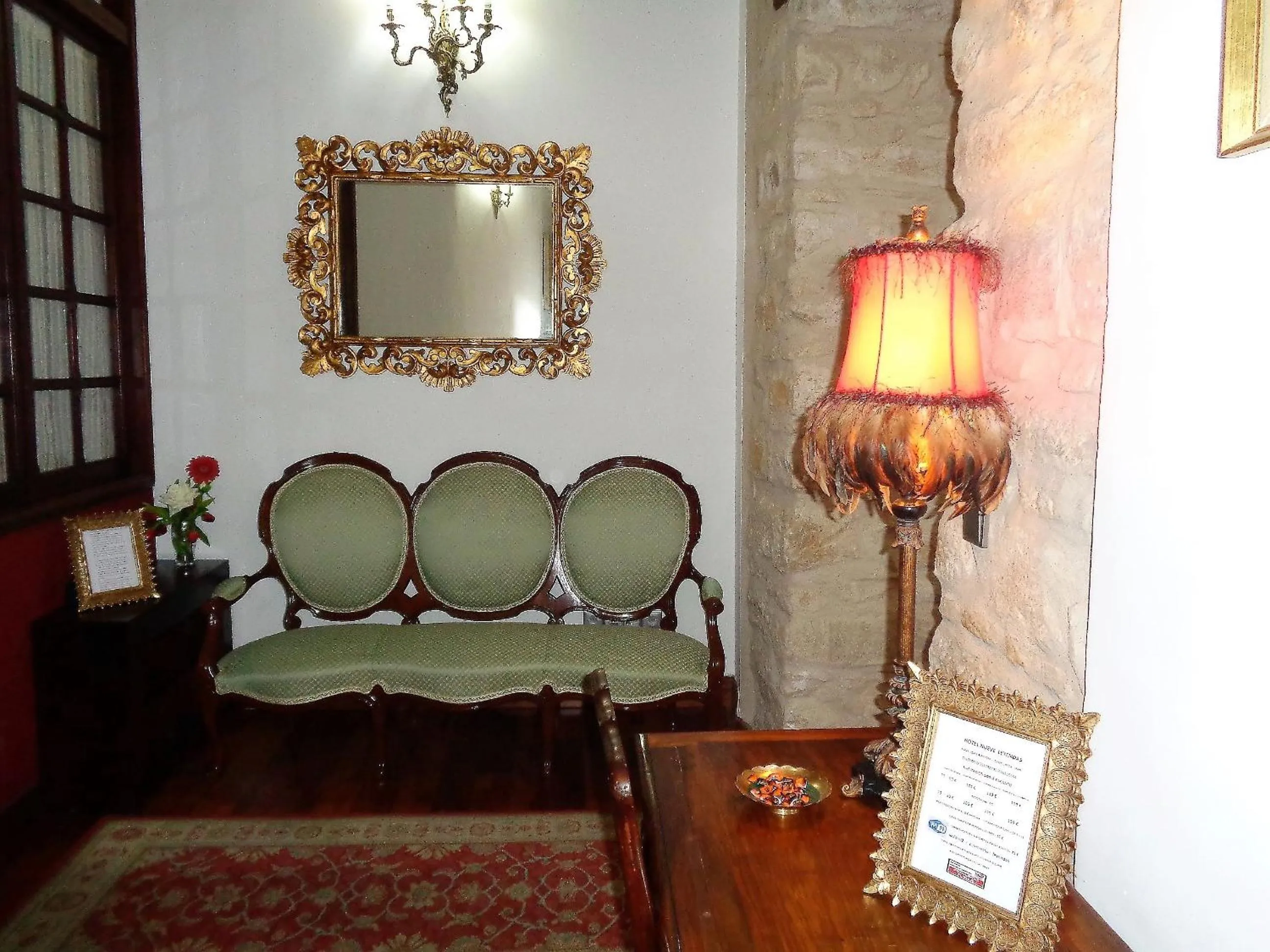 Decorative detail in Hotel Boutique Nueve Leyendas