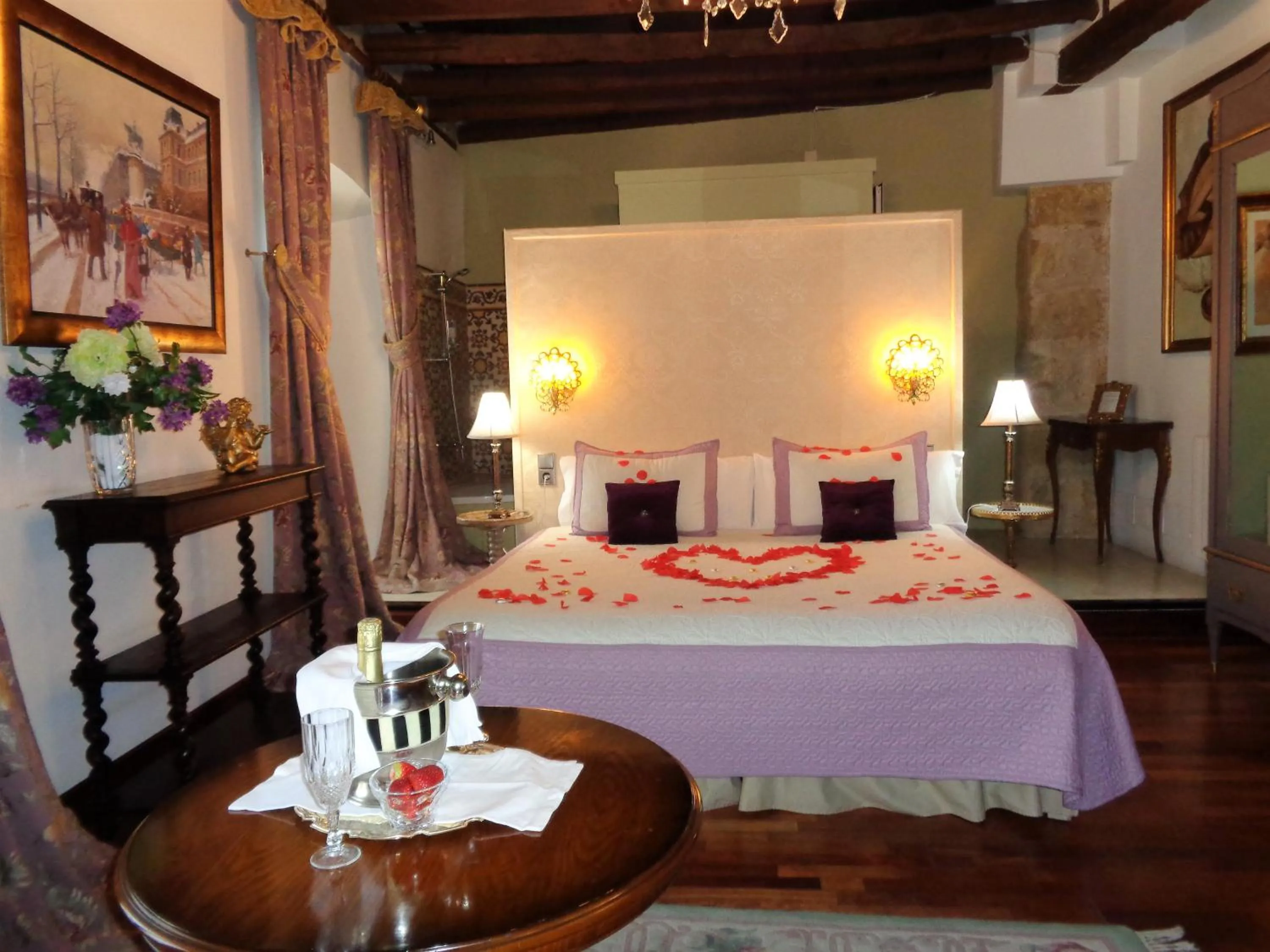 Decorative detail, Bed in Hotel Boutique Nueve Leyendas