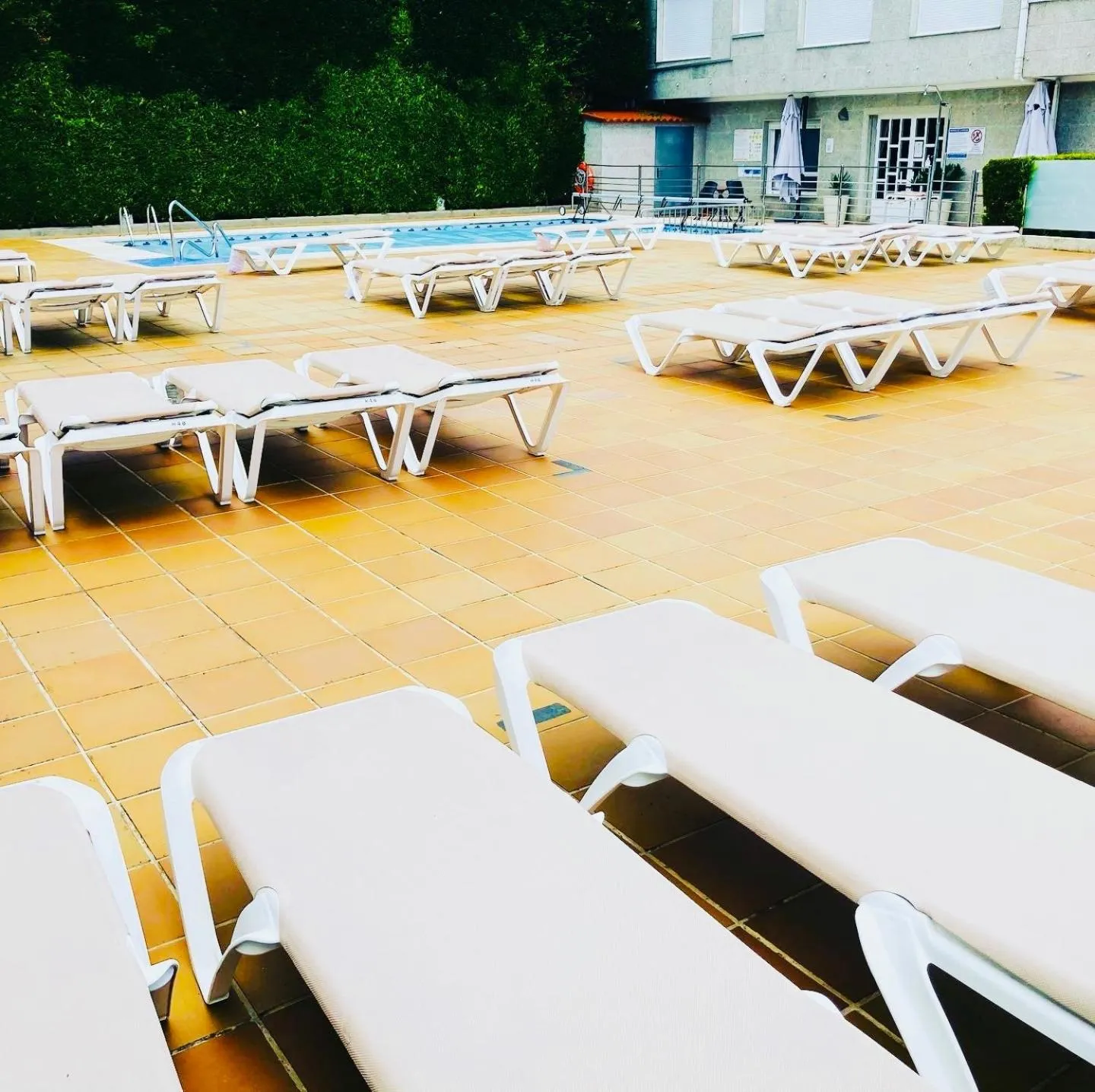 Swimming pool in Hotel Susuqui