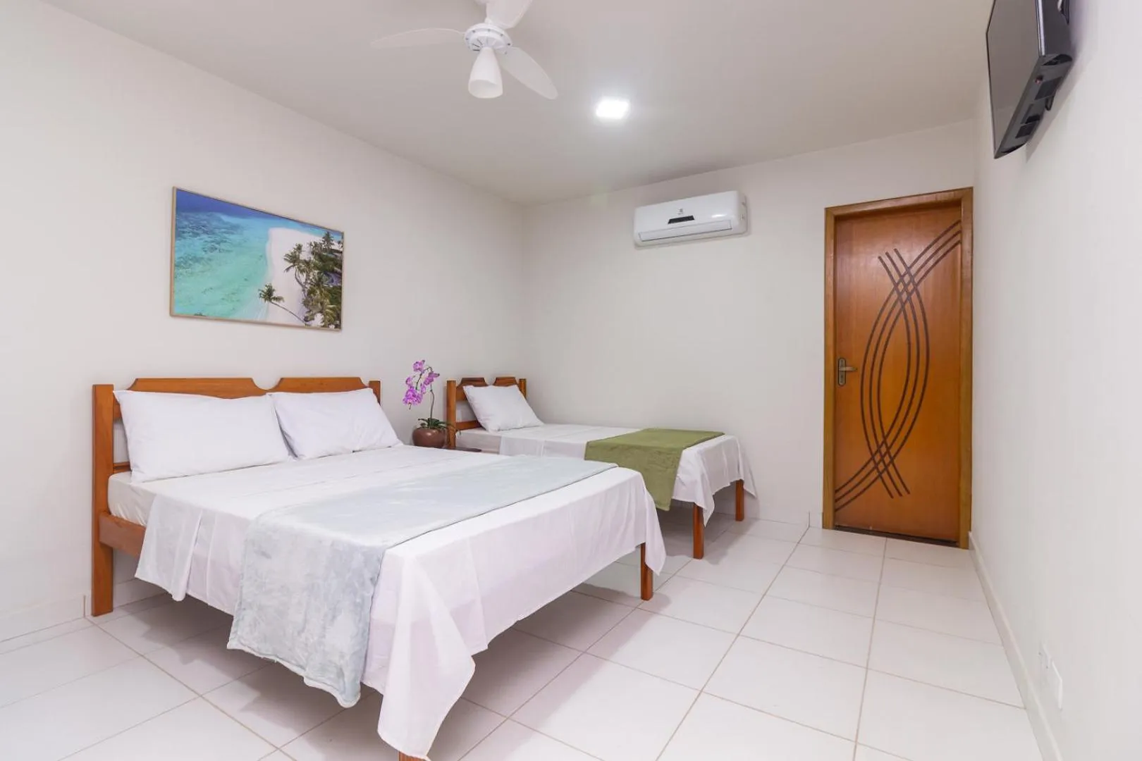 Bed in Pousada Lagoa Azul