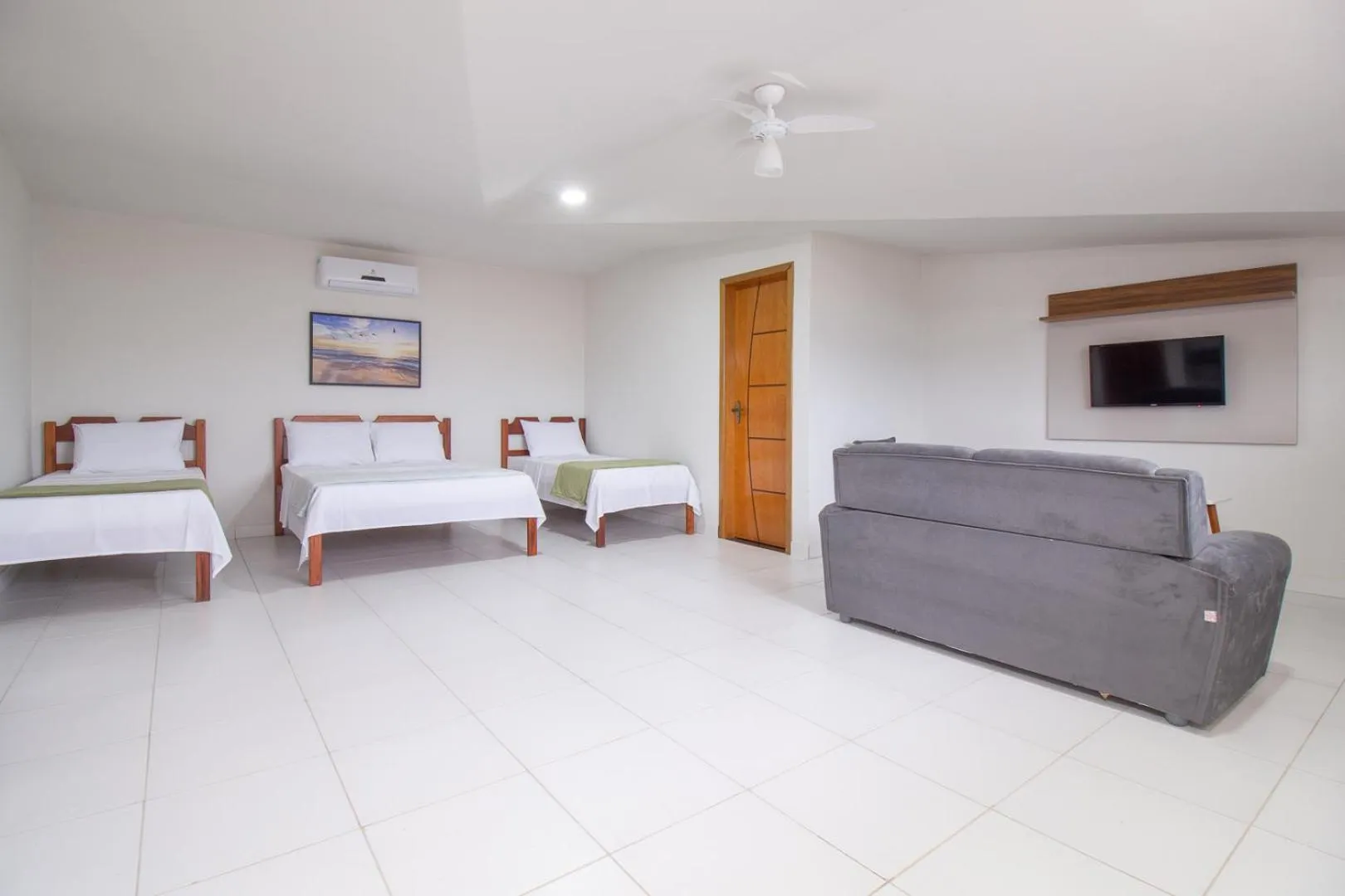 Bed in Pousada Lagoa Azul