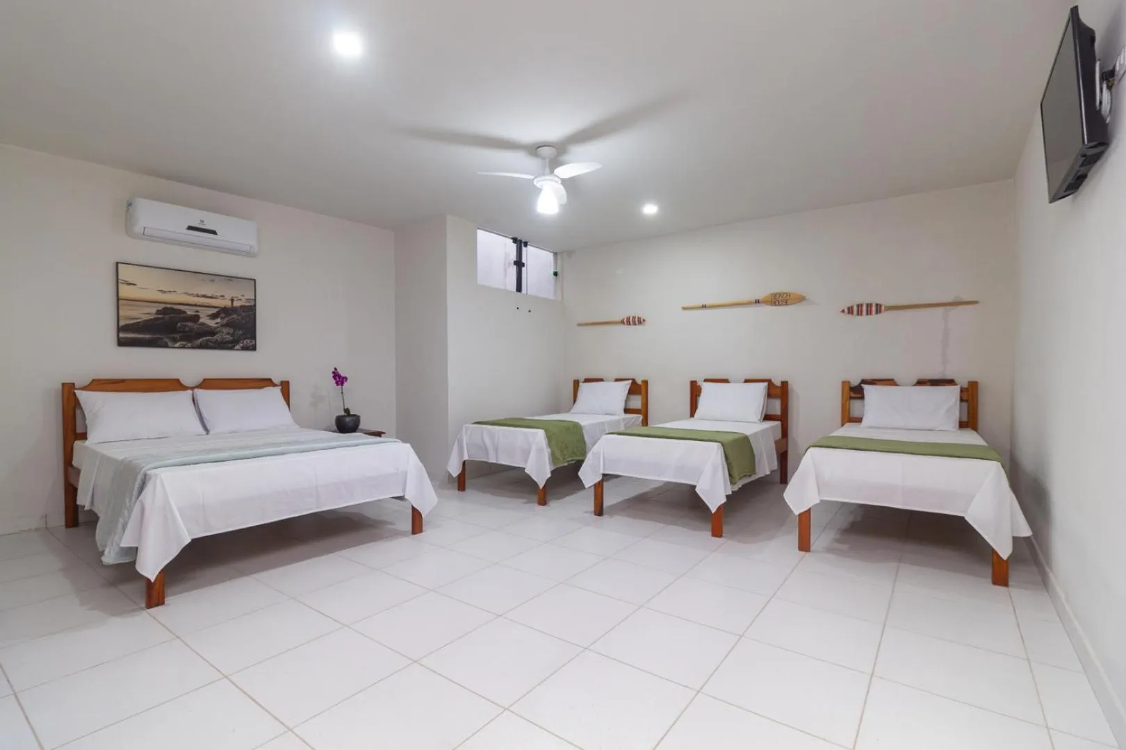 Bed in Pousada Lagoa Azul