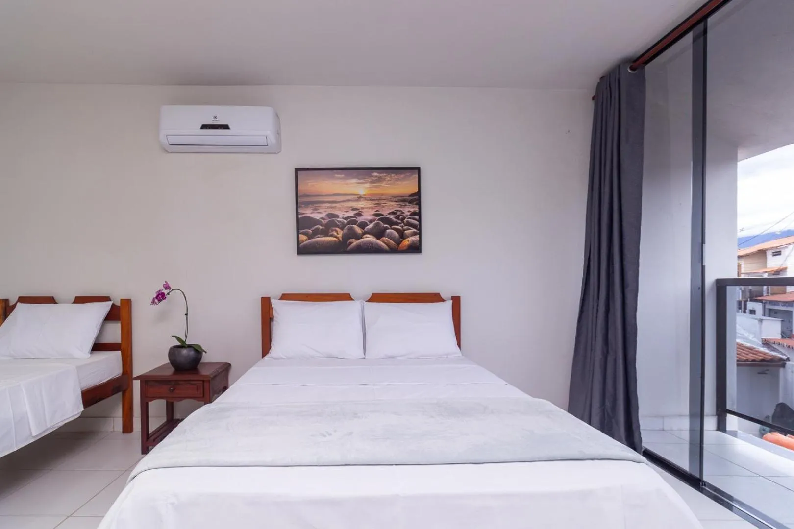 Bed in Pousada Lagoa Azul