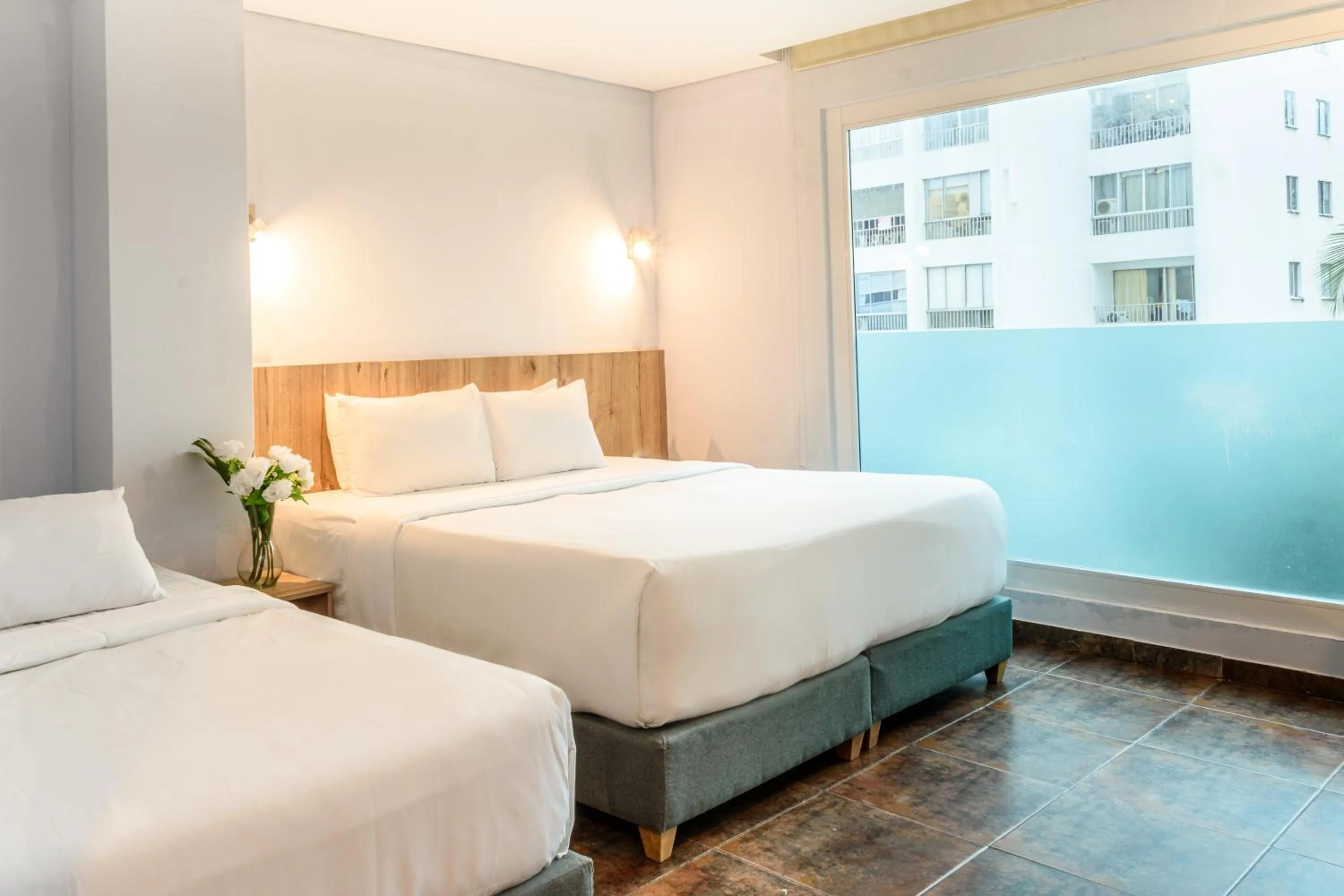 Bed in Hotel Caribbean Cartagena