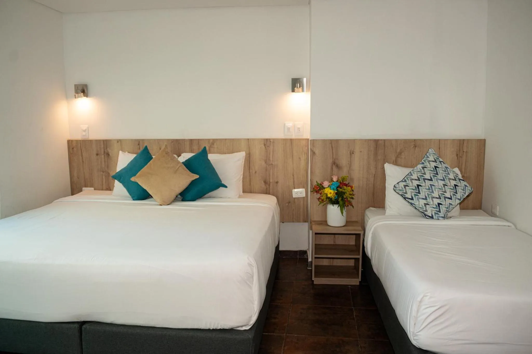 Bed in Hotel Caribbean Cartagena