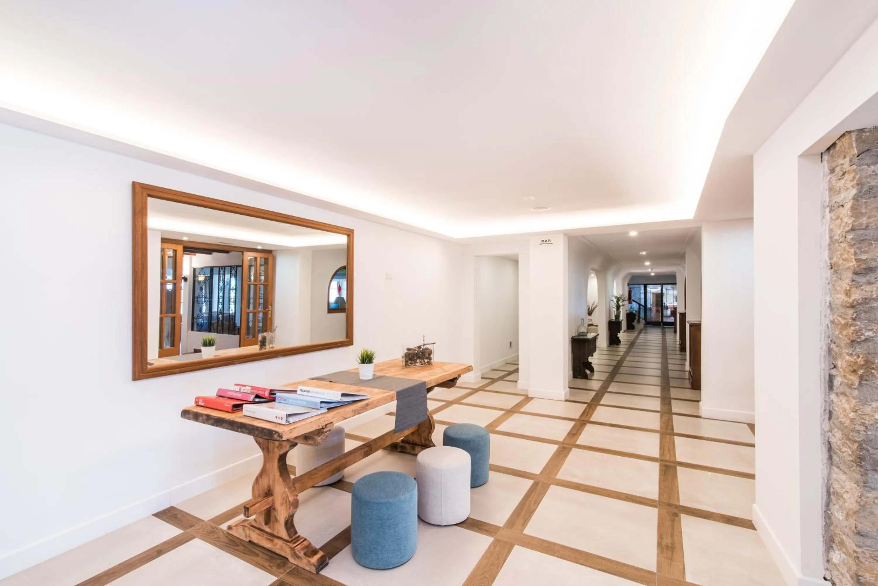 Lobby or reception in Hotel Na Taconera