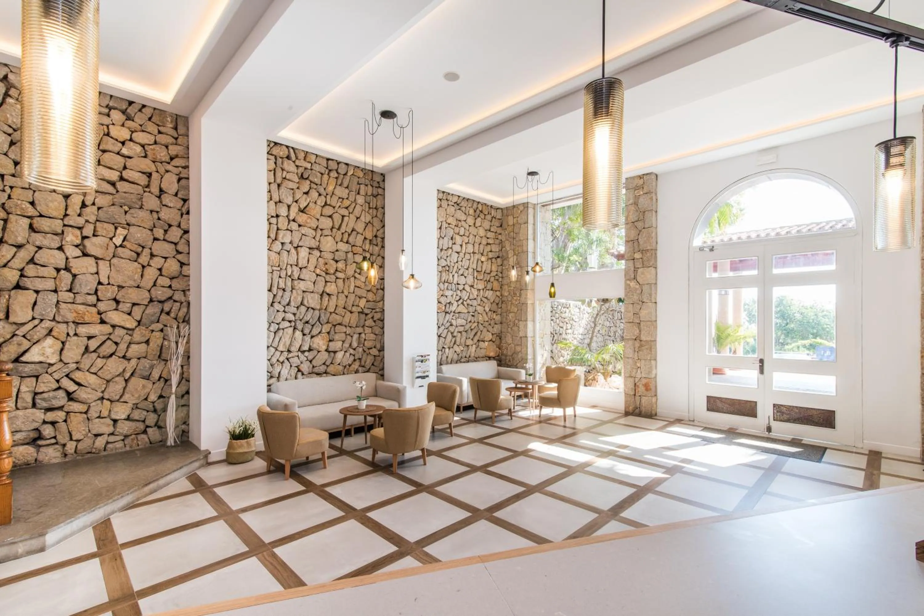 Lobby or reception in Hotel Na Taconera