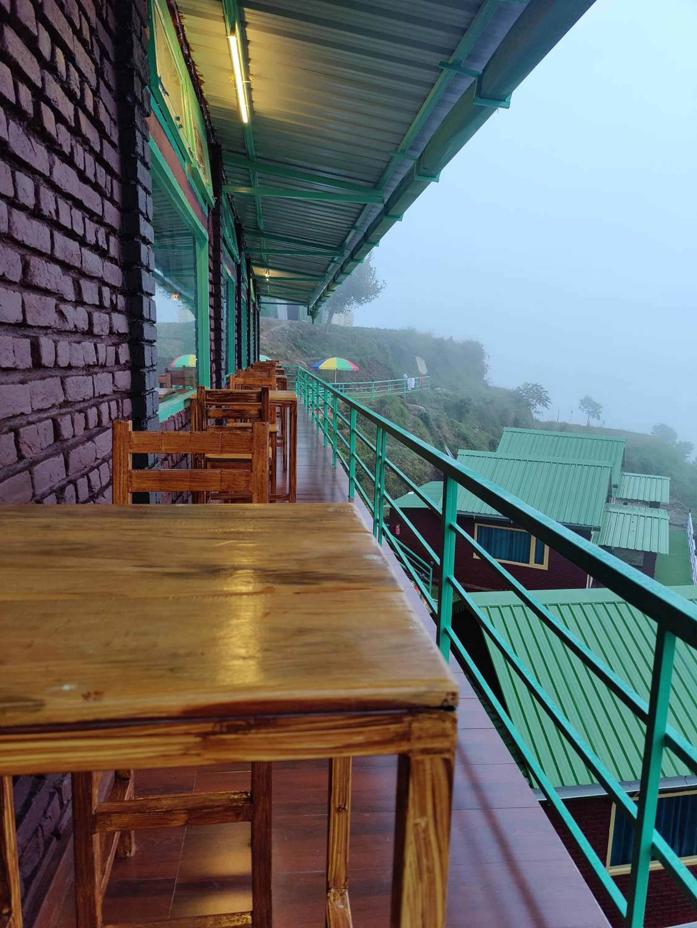 Balcony/Terrace in LaSerene The Cottage - Pangoot