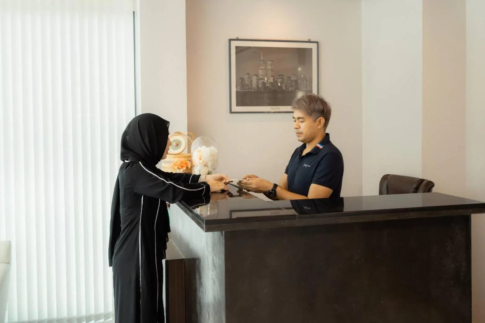 Lobby or reception in Terminal 58 Airport