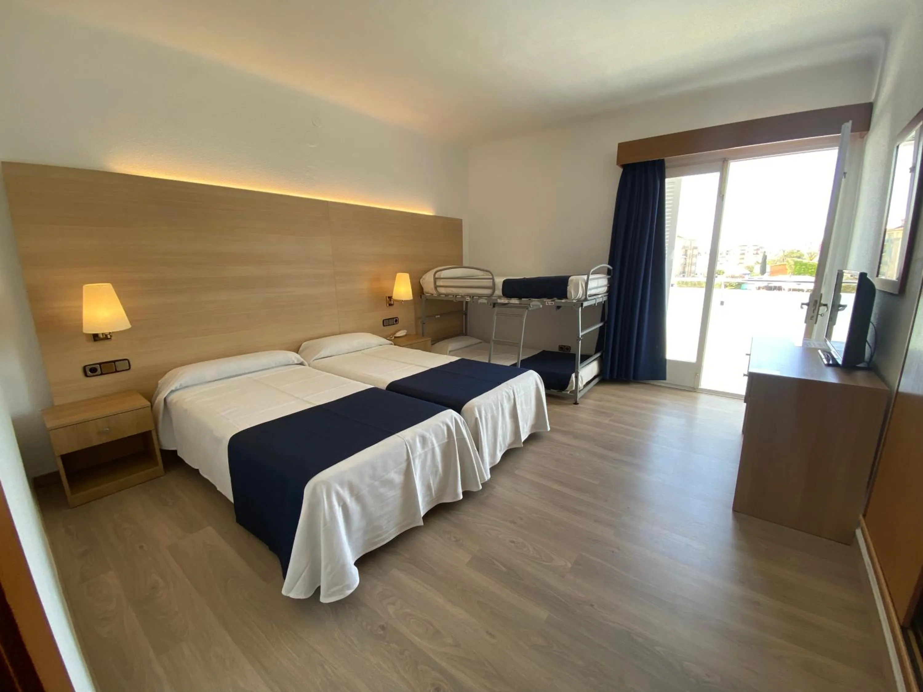 Bed in Nautilus Hotel