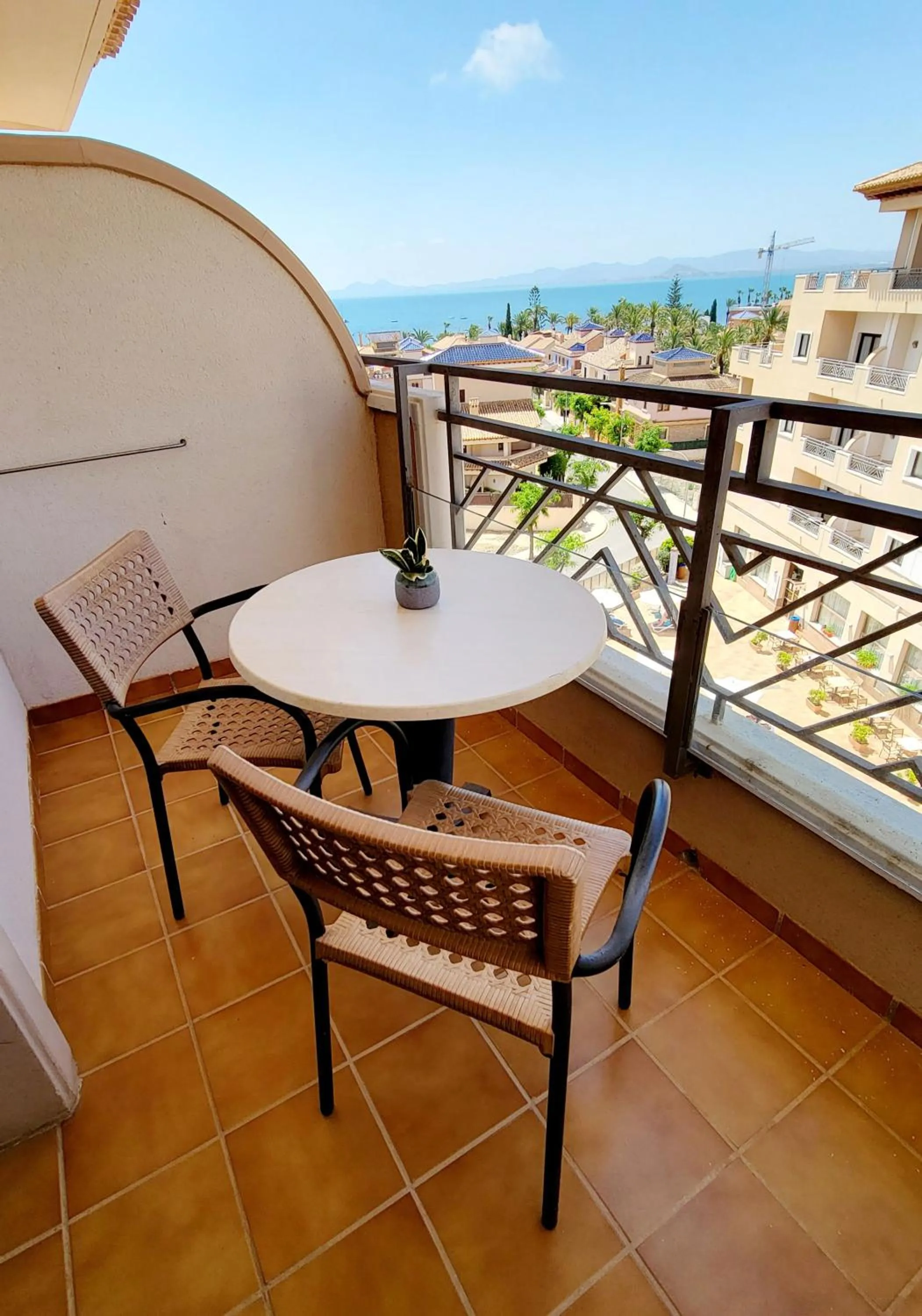 Balcony/Terrace in Hotel Monarque Costa Narejos