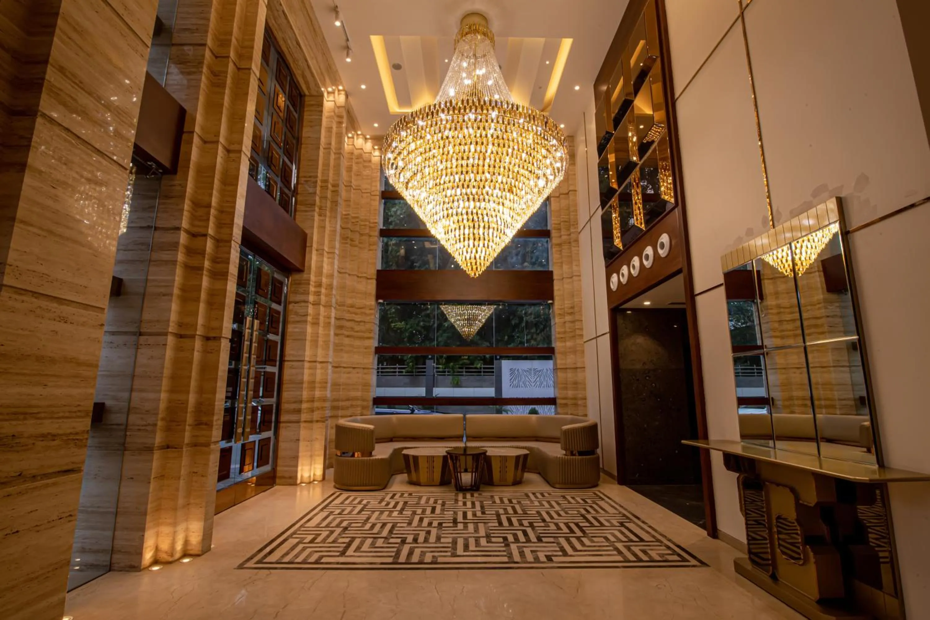 Lobby or reception in The Pristine Hotel