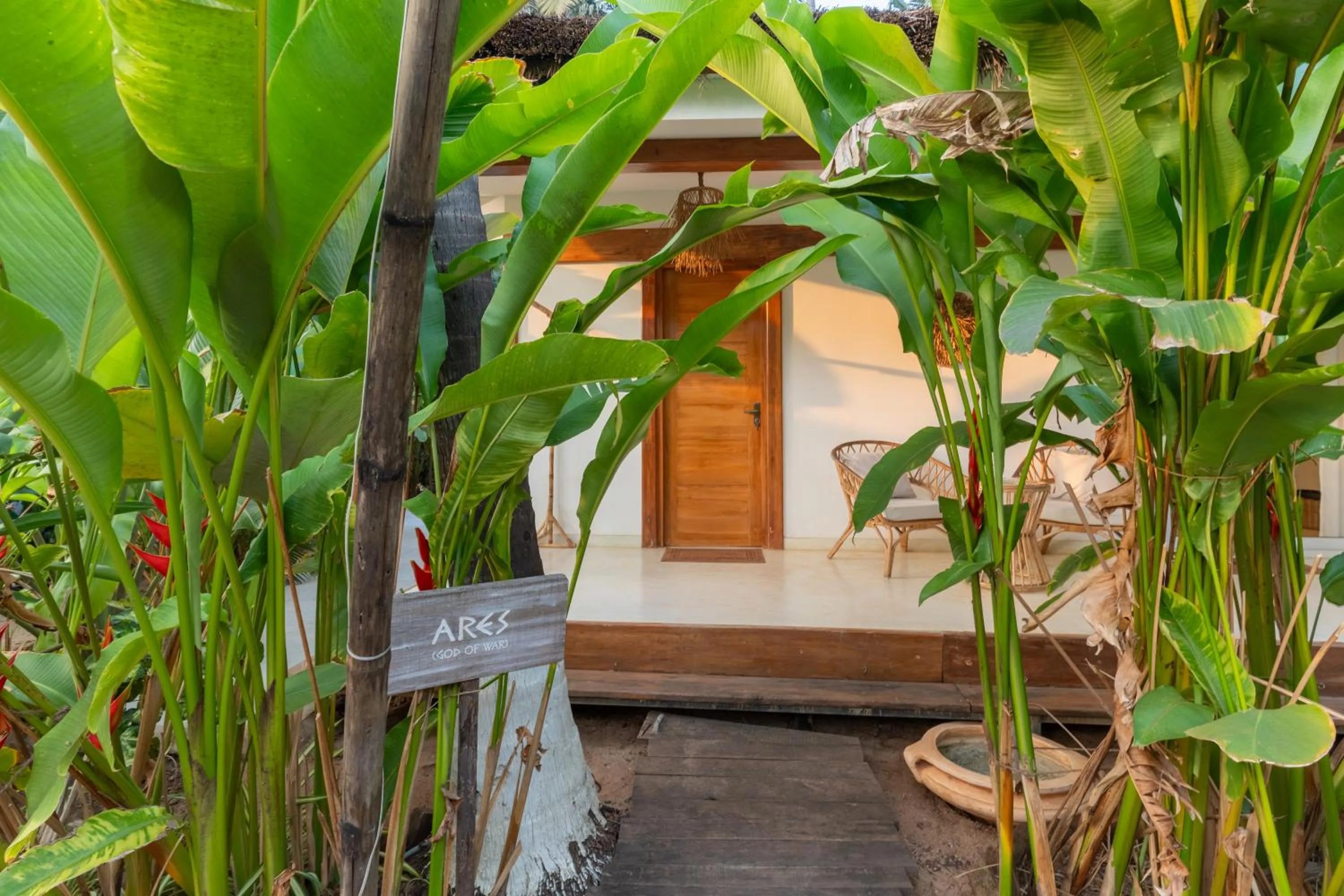 Garden in Thalassa Beach Boutique Resort