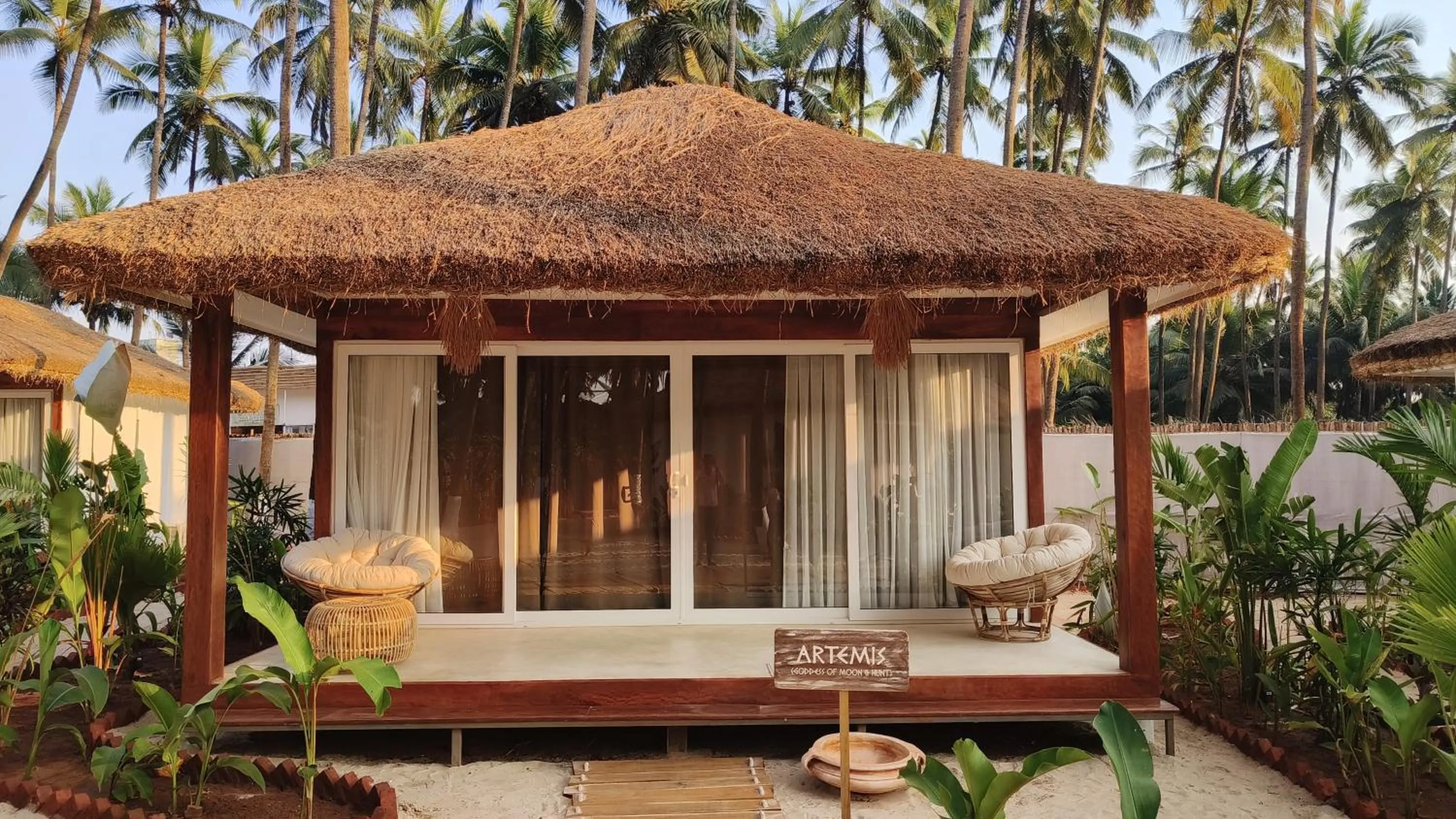 Seating area in Thalassa Beach Boutique Resort