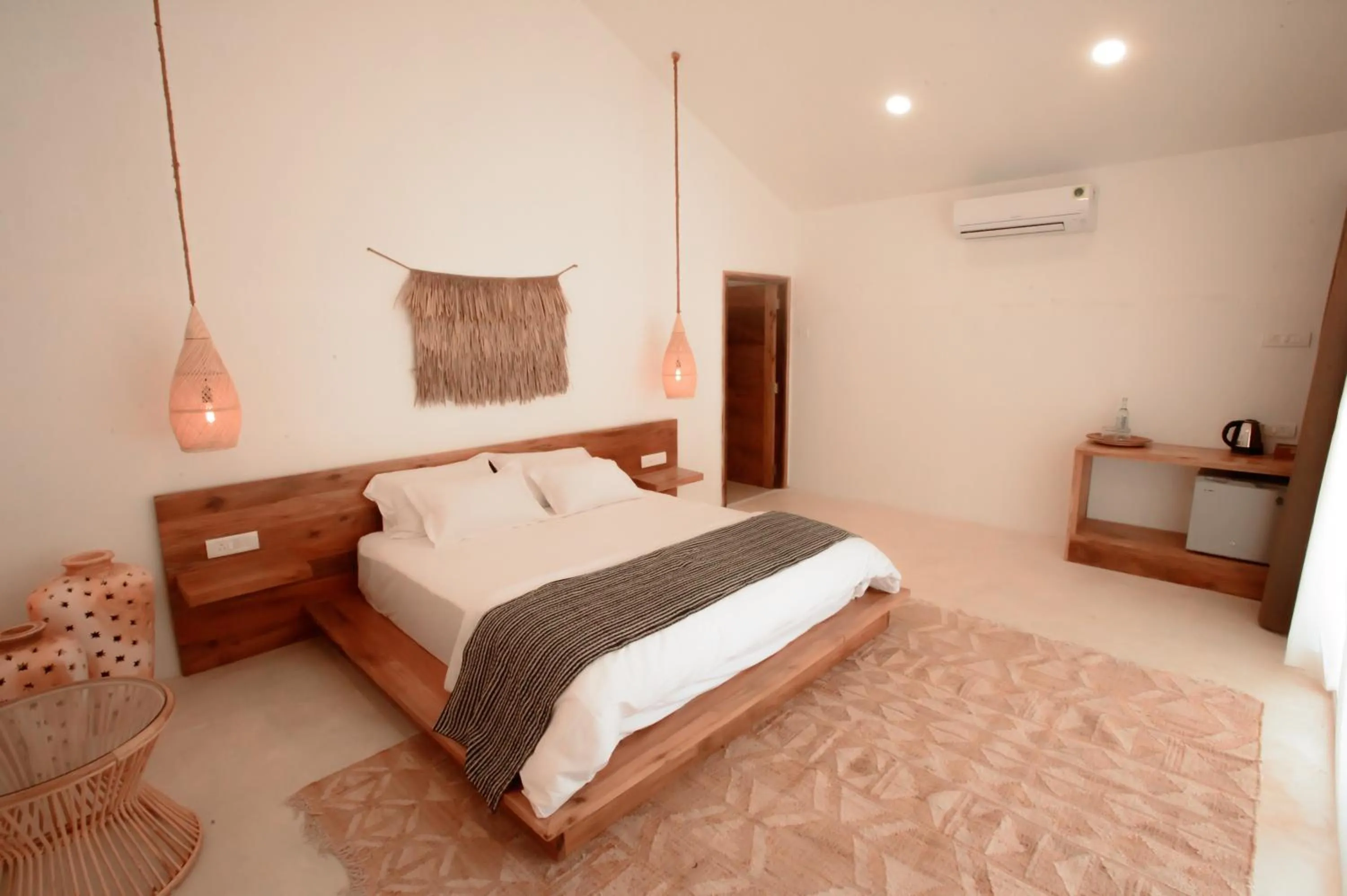 Bed in Thalassa Beach Boutique Resort