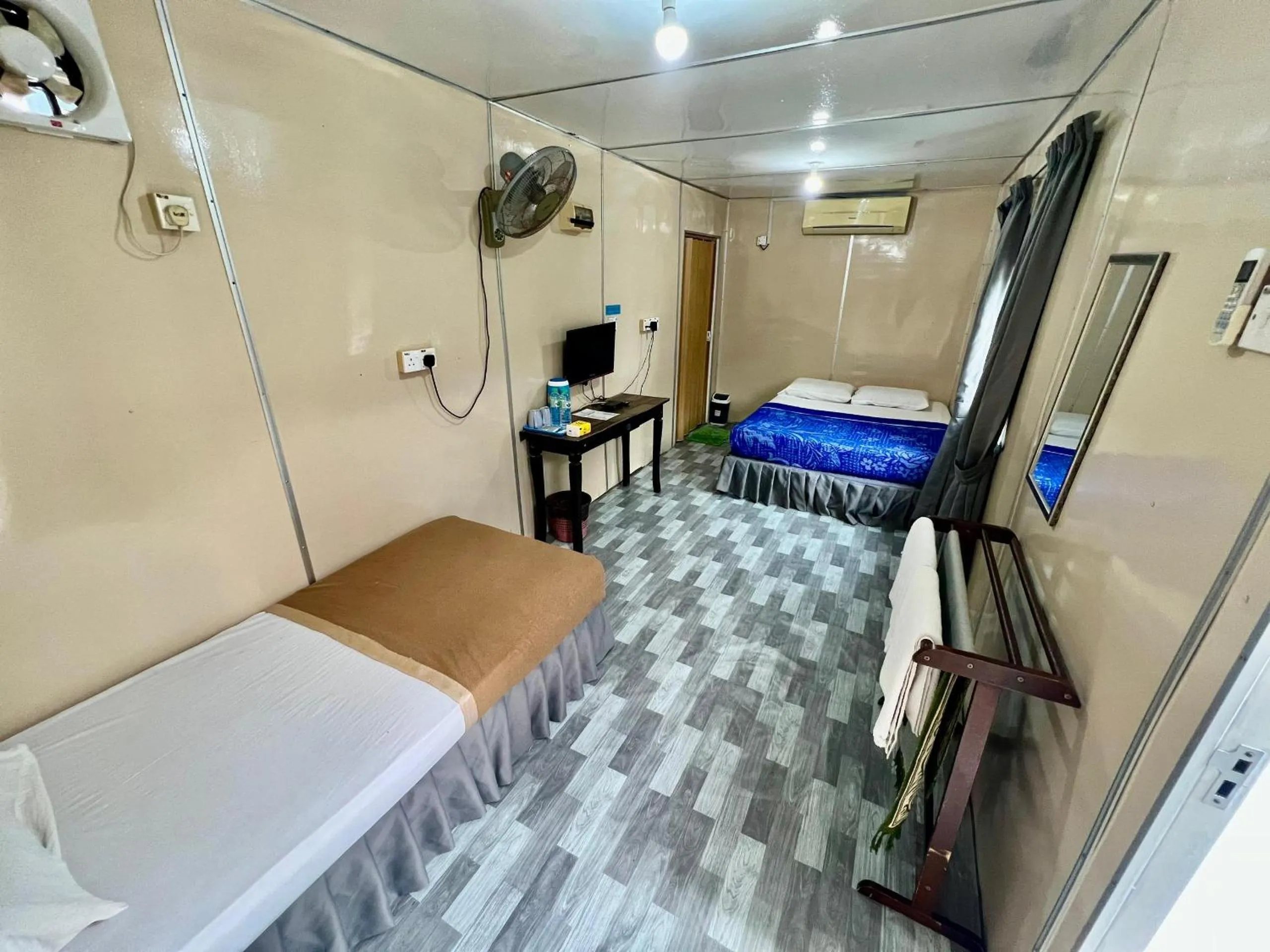 Bed in DGeting Beach Resort