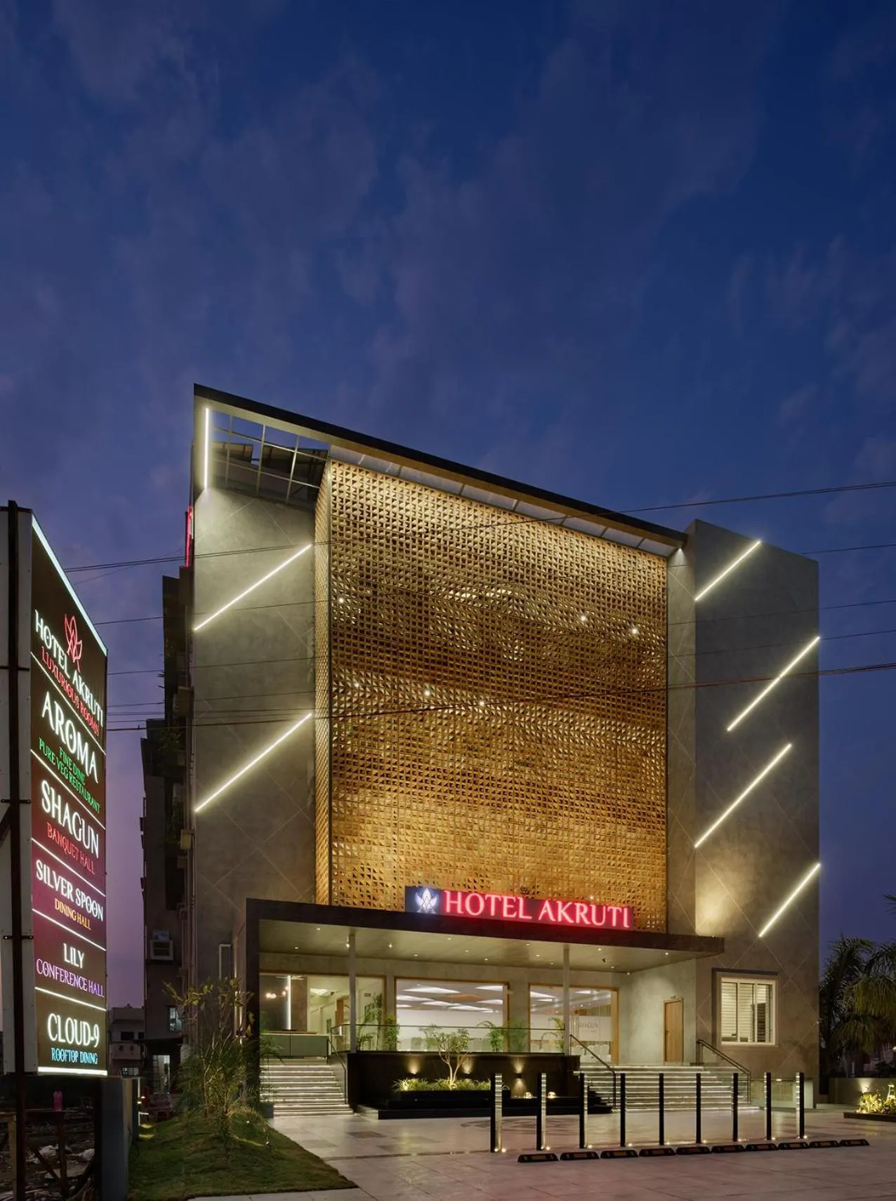 Property building in Hotel Akruti, Nanded