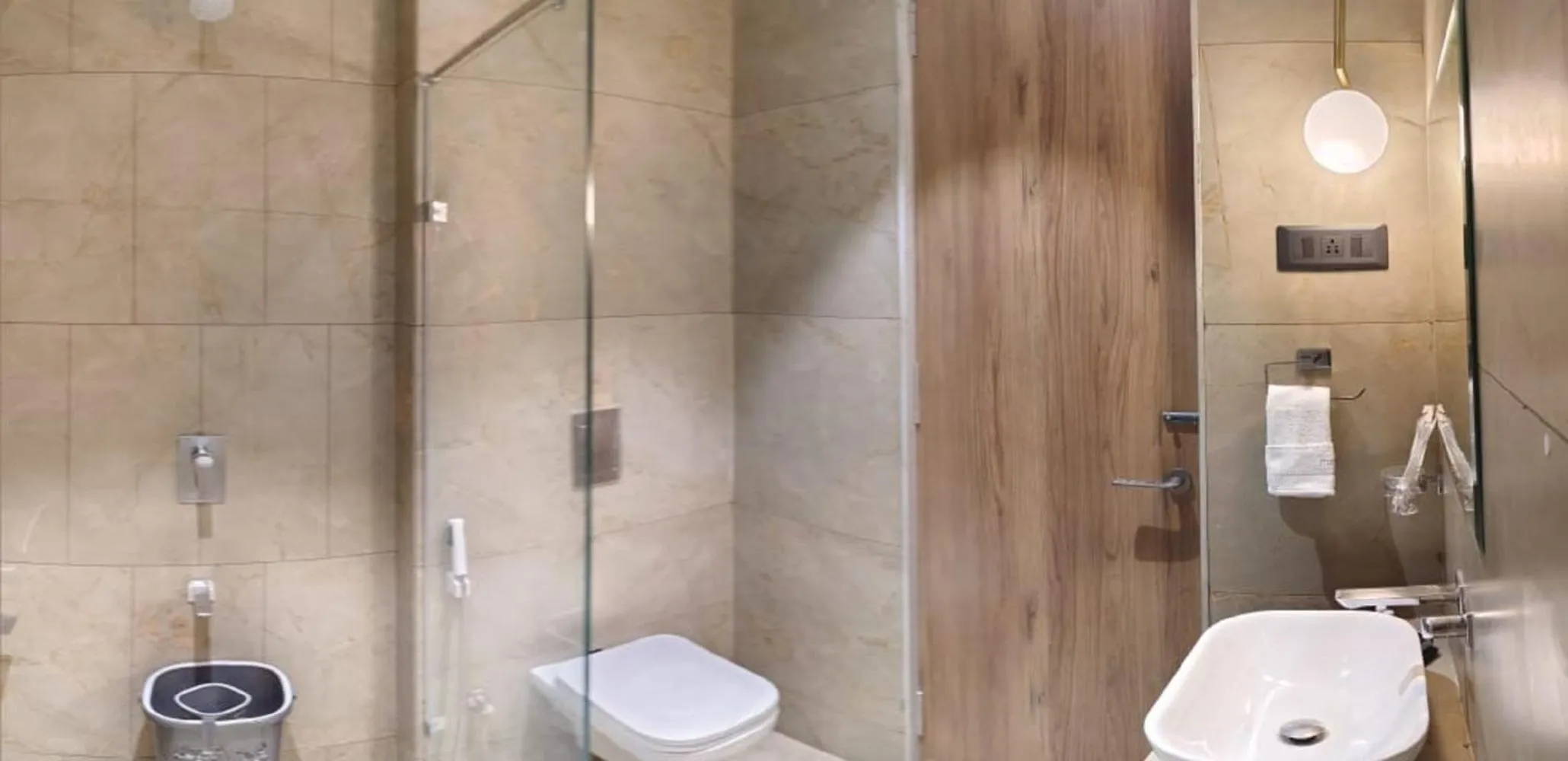 Bathroom in Hotel Akruti, Nanded