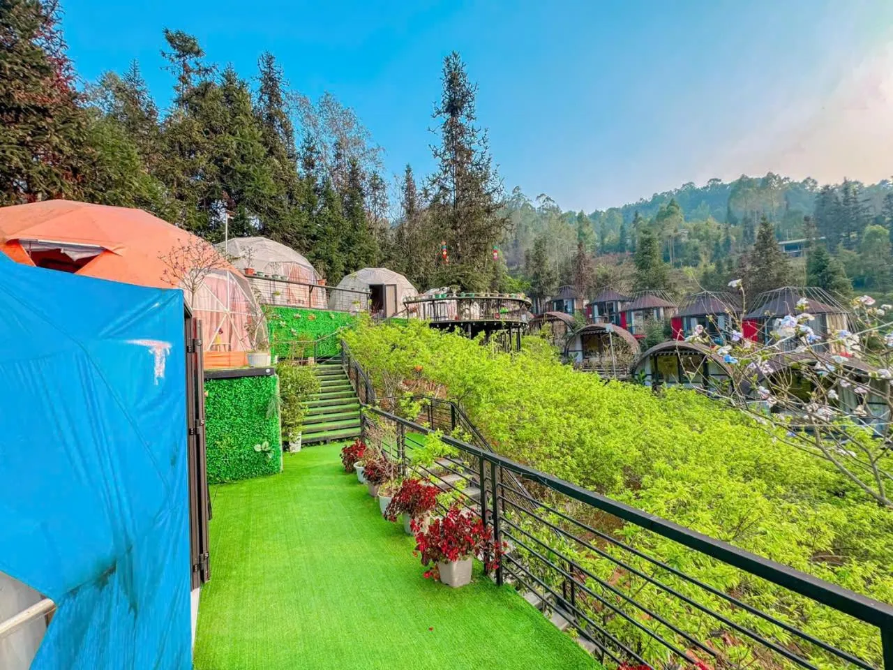 Balcony/Terrace in Plum Homestay Đồng Văn