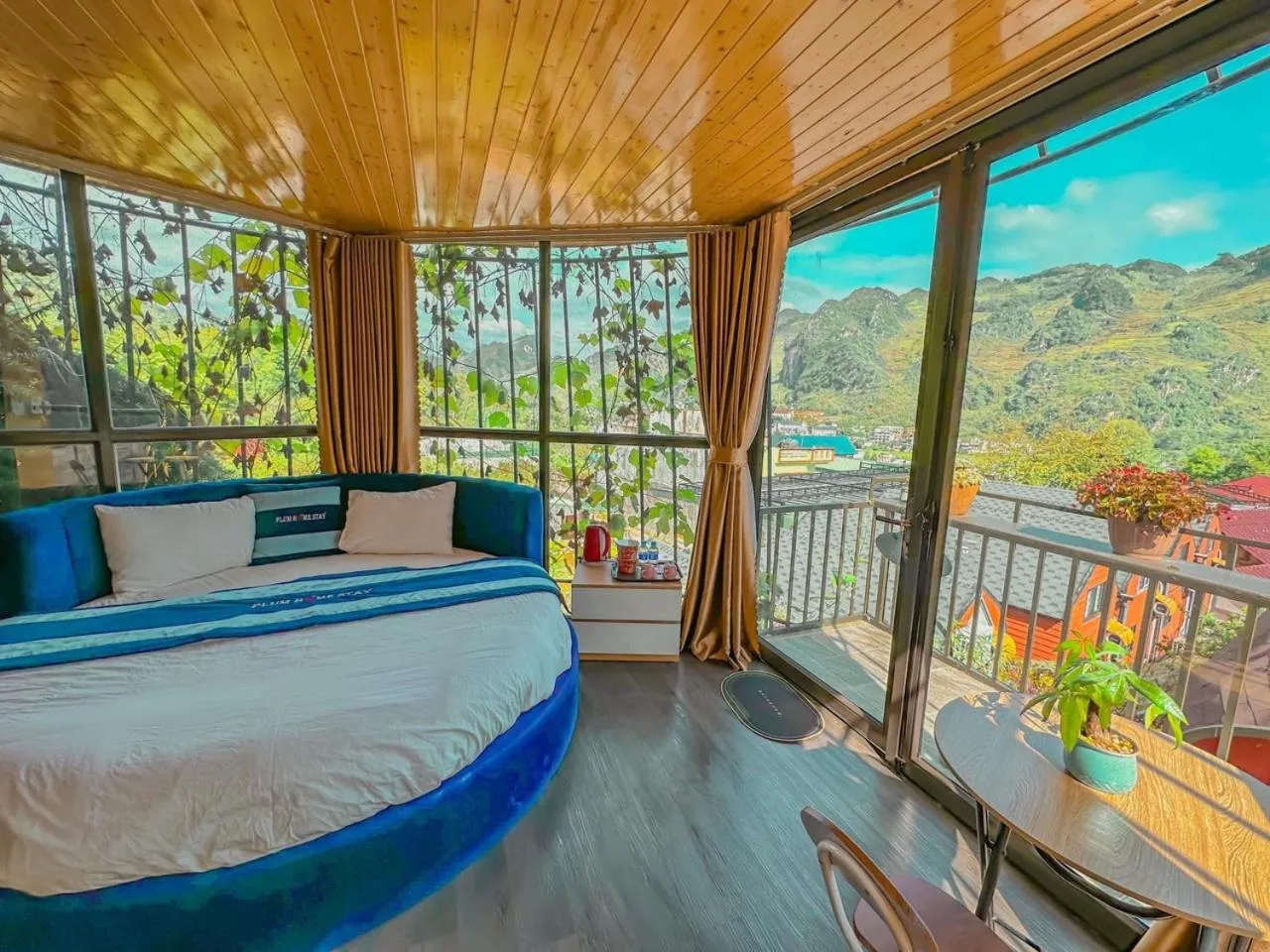 Bed in Plum Homestay Đồng Văn