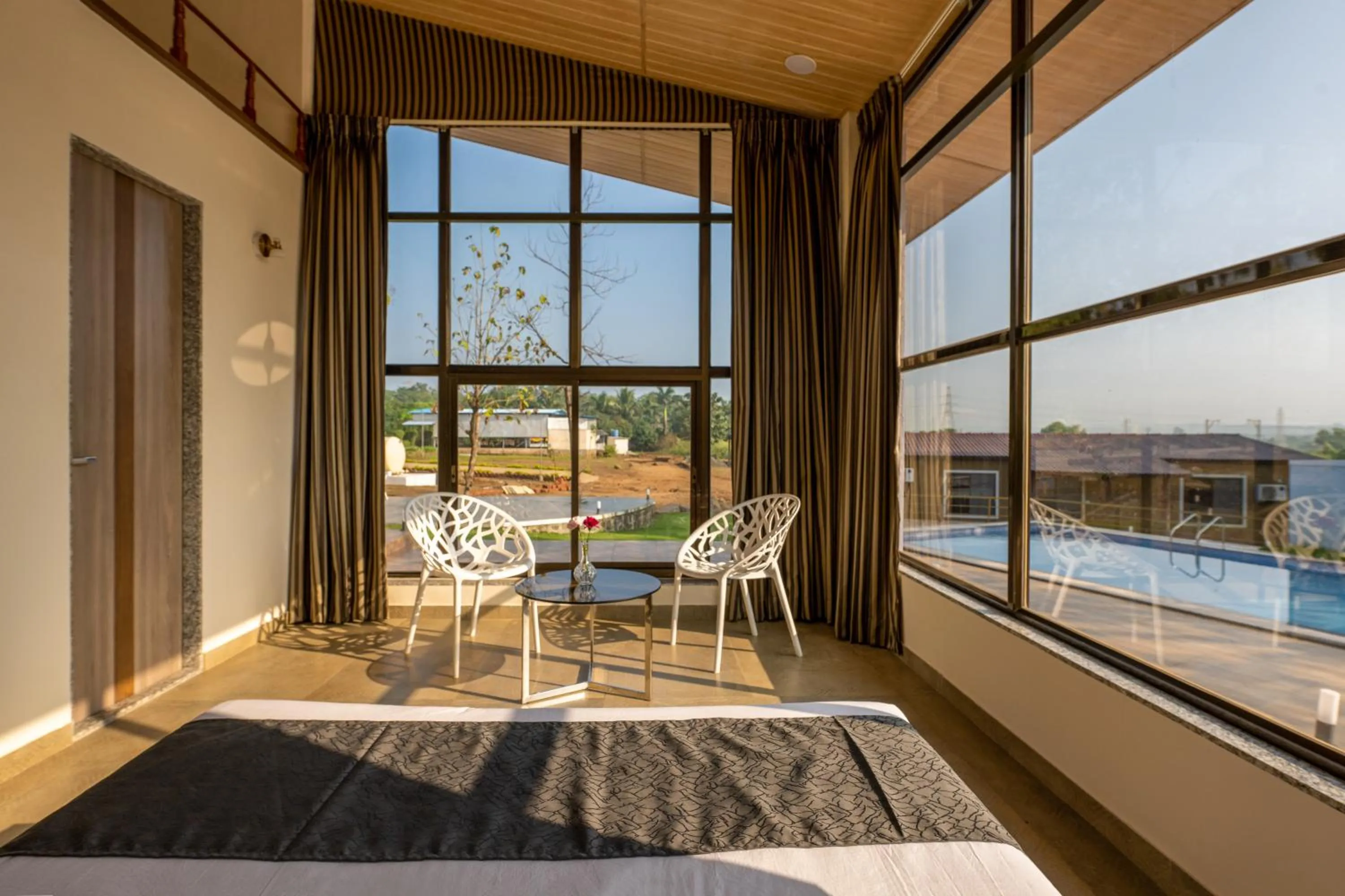 View (from property/room) in HillRock Resort & Villas, Neral-Karjat