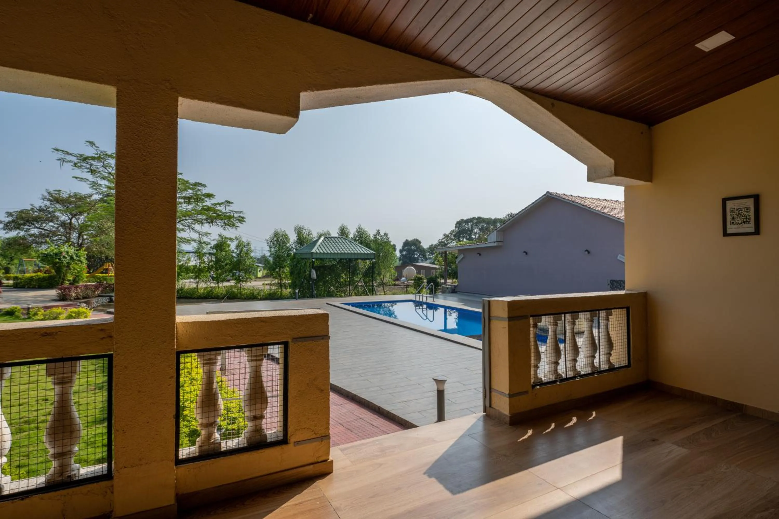 Patio in HillRock Resort & Villas, Neral-Karjat