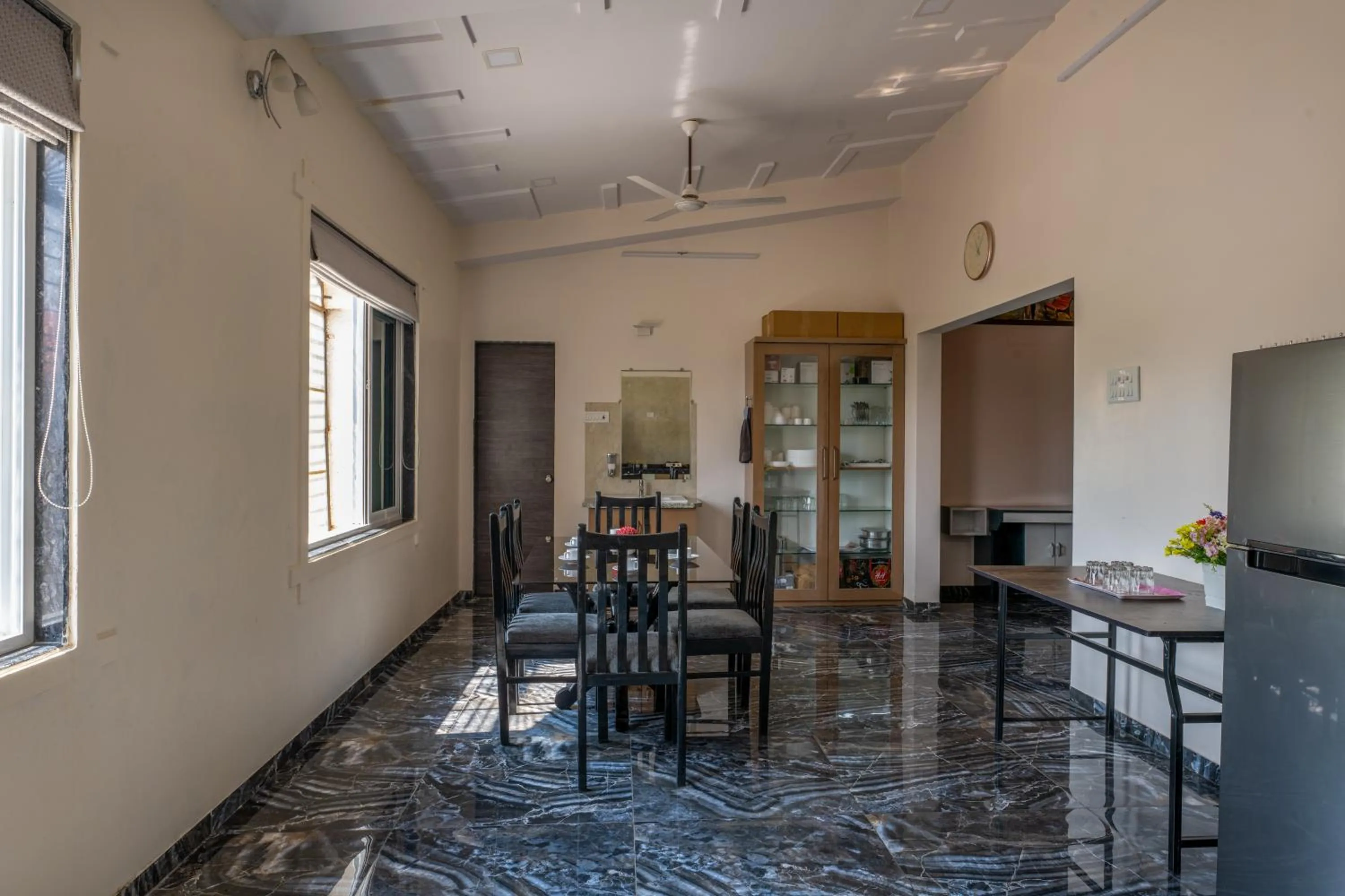 Kitchen or kitchenette in HillRock Resort & Villas, Neral-Karjat