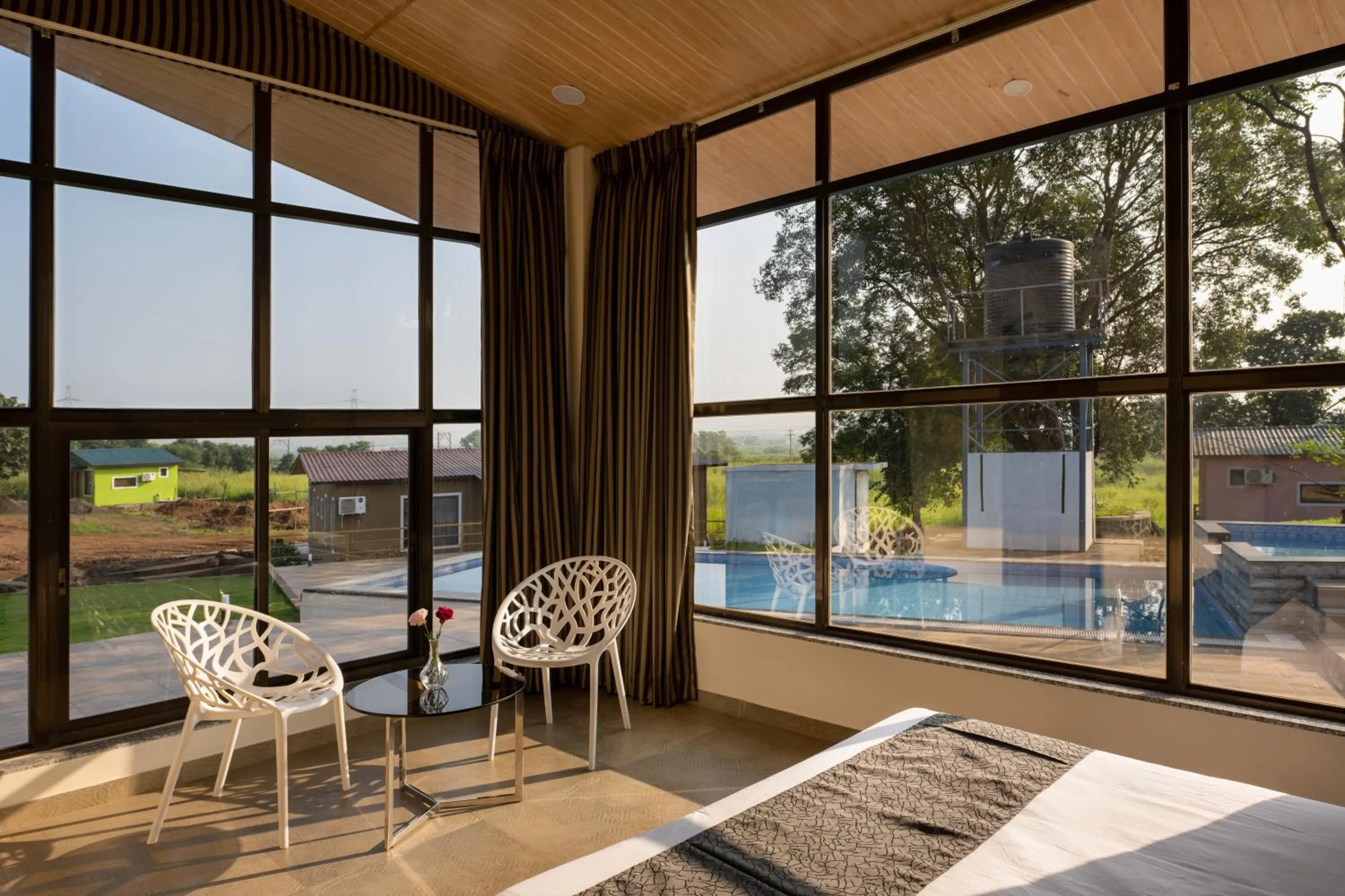 View (from property/room) in HillRock Resort & Villas, Neral-Karjat