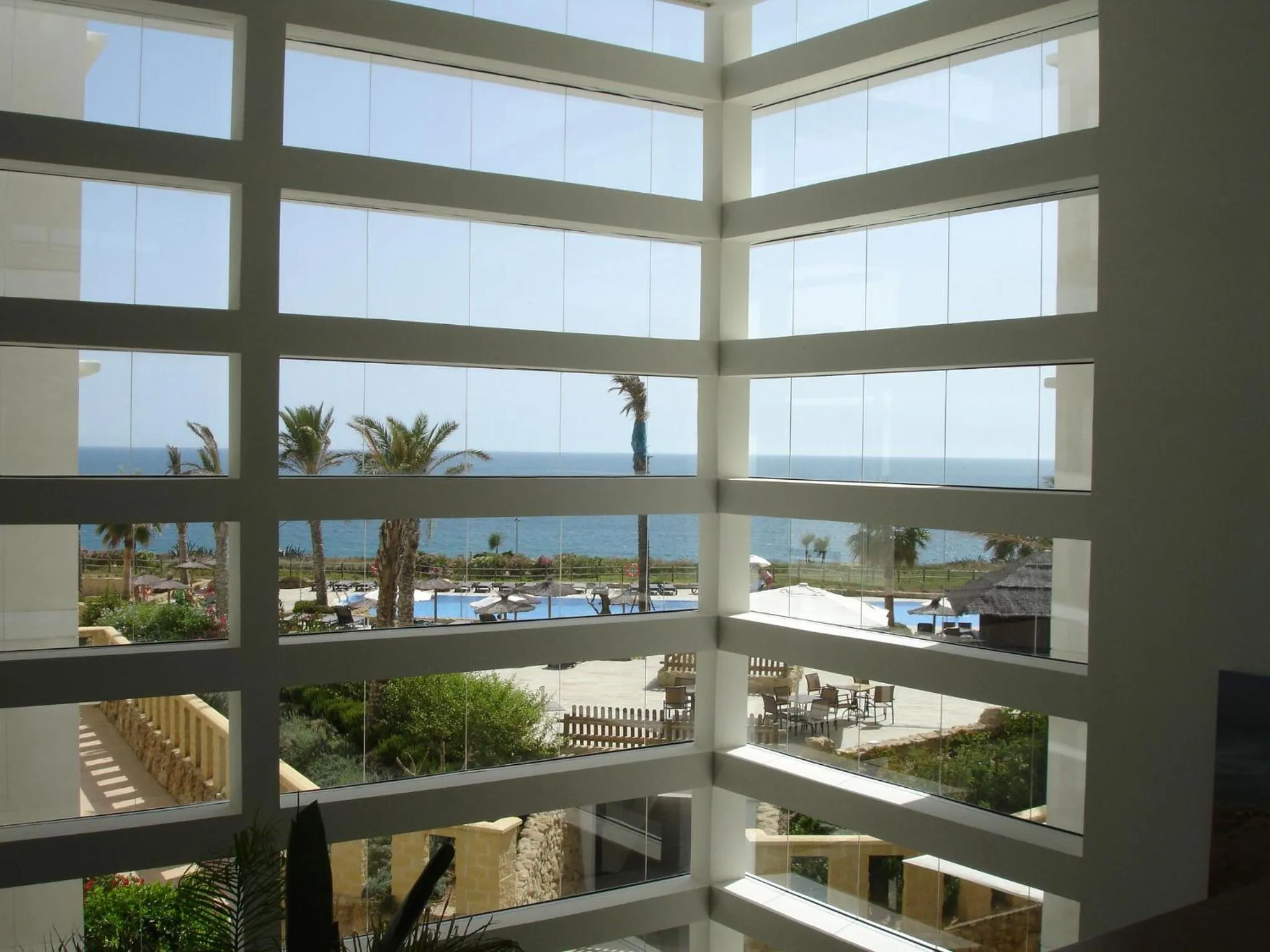 Pool view in Garbí Costa Luz