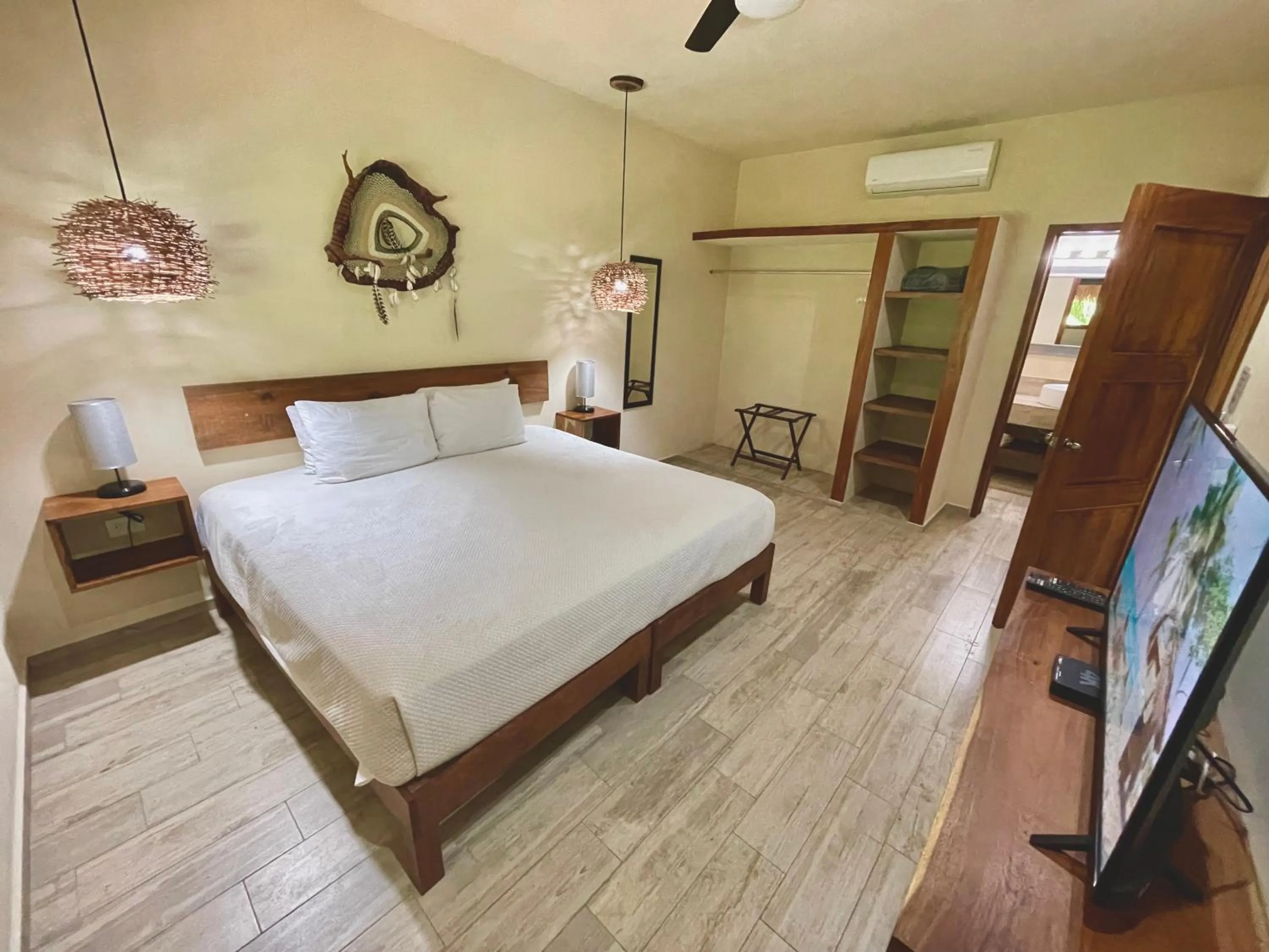 Bed in Aldea Xaan Ha Tulum