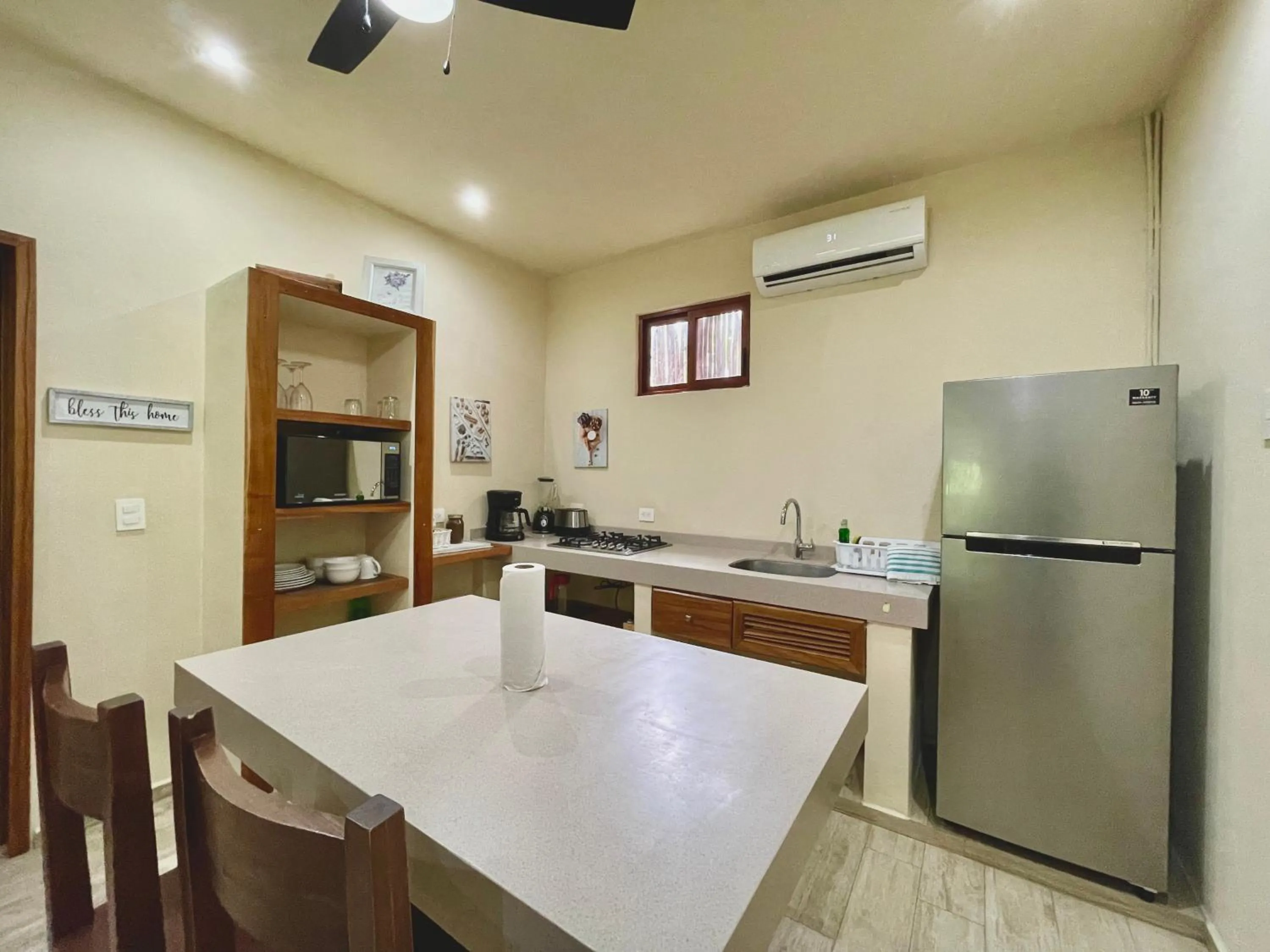 Kitchen or kitchenette in Aldea Xaan Ha Tulum