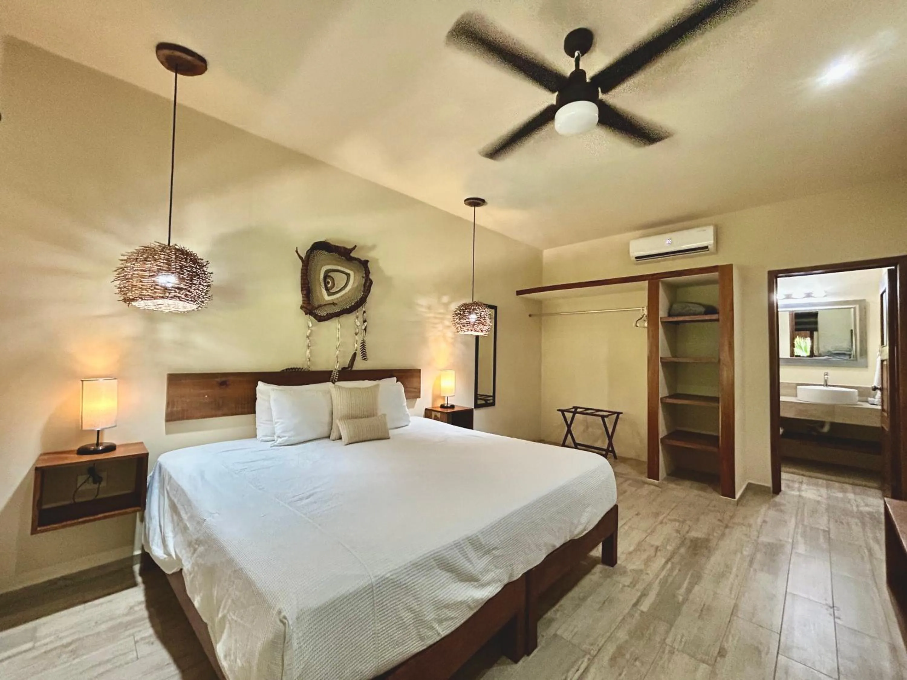 Bed in Aldea Xaan Ha Tulum