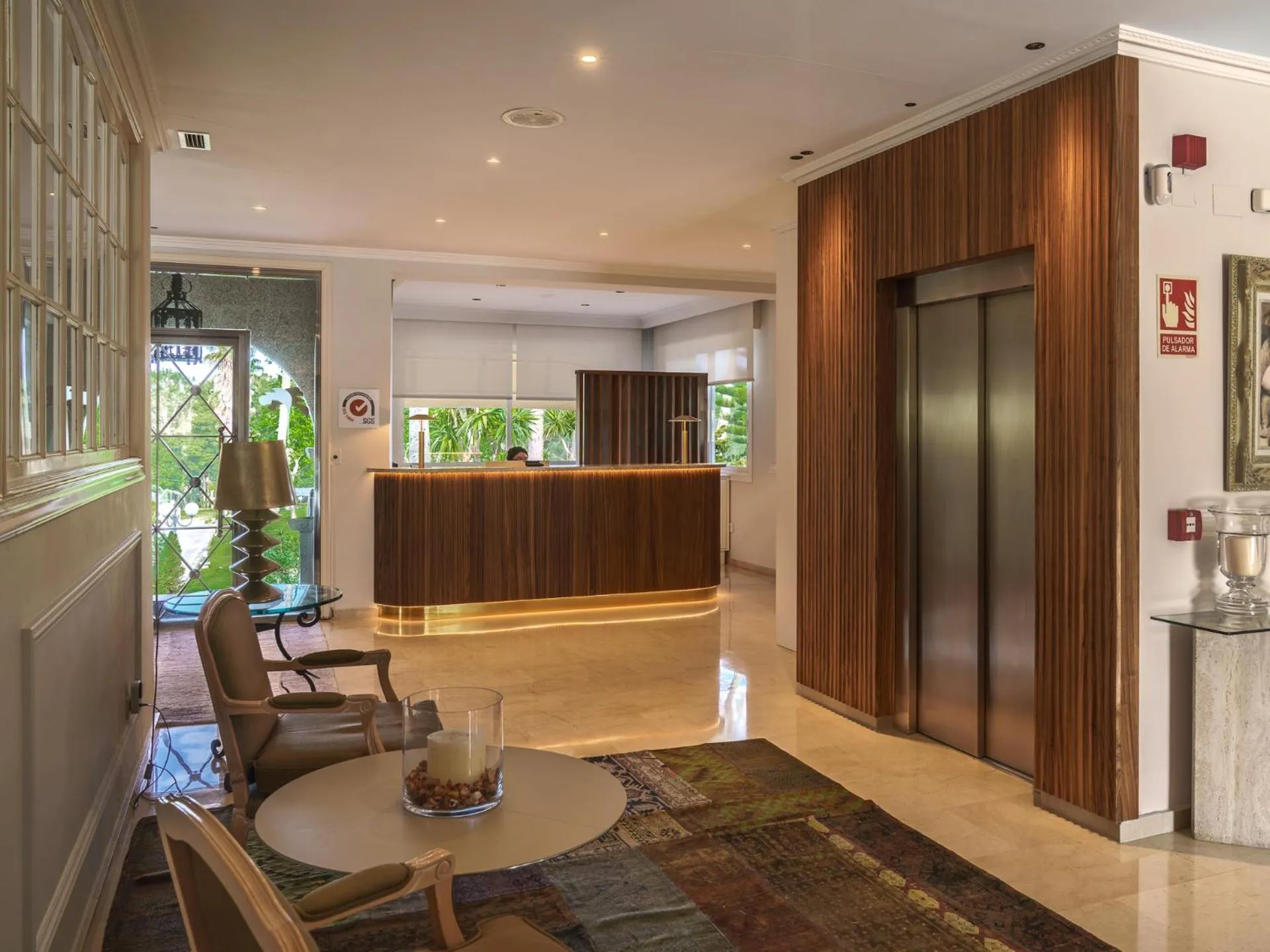 Lobby or reception in Hotel Spa Atlántico San Vicente do Mar