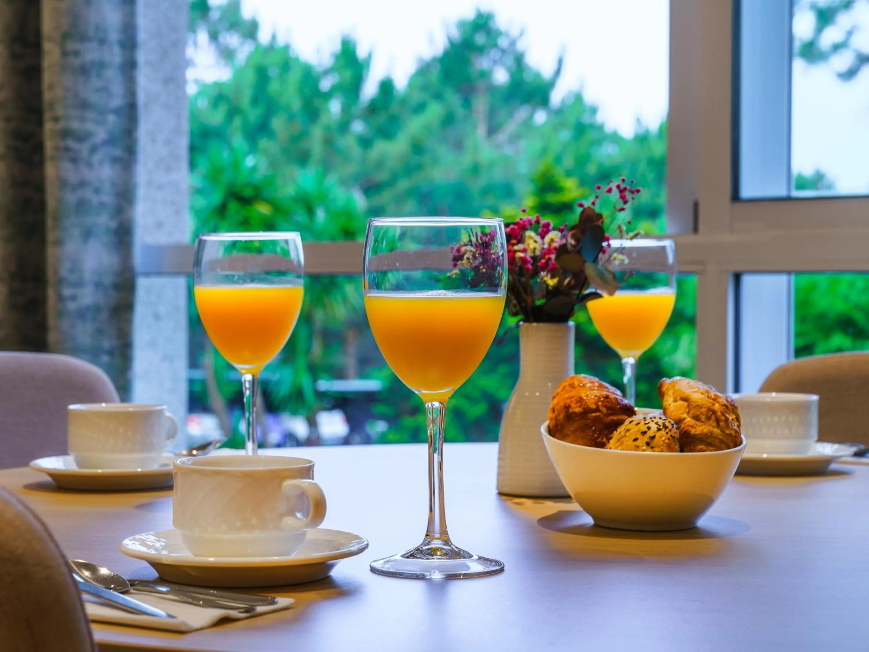 Continental breakfast in Hotel Spa Atlántico San Vicente do Mar