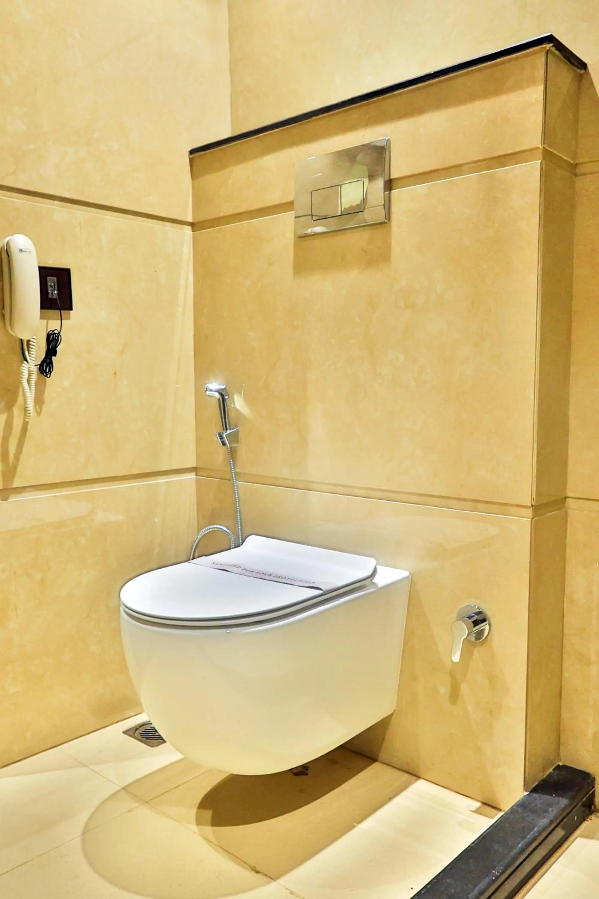 Toilet in Hotel Kant Palace