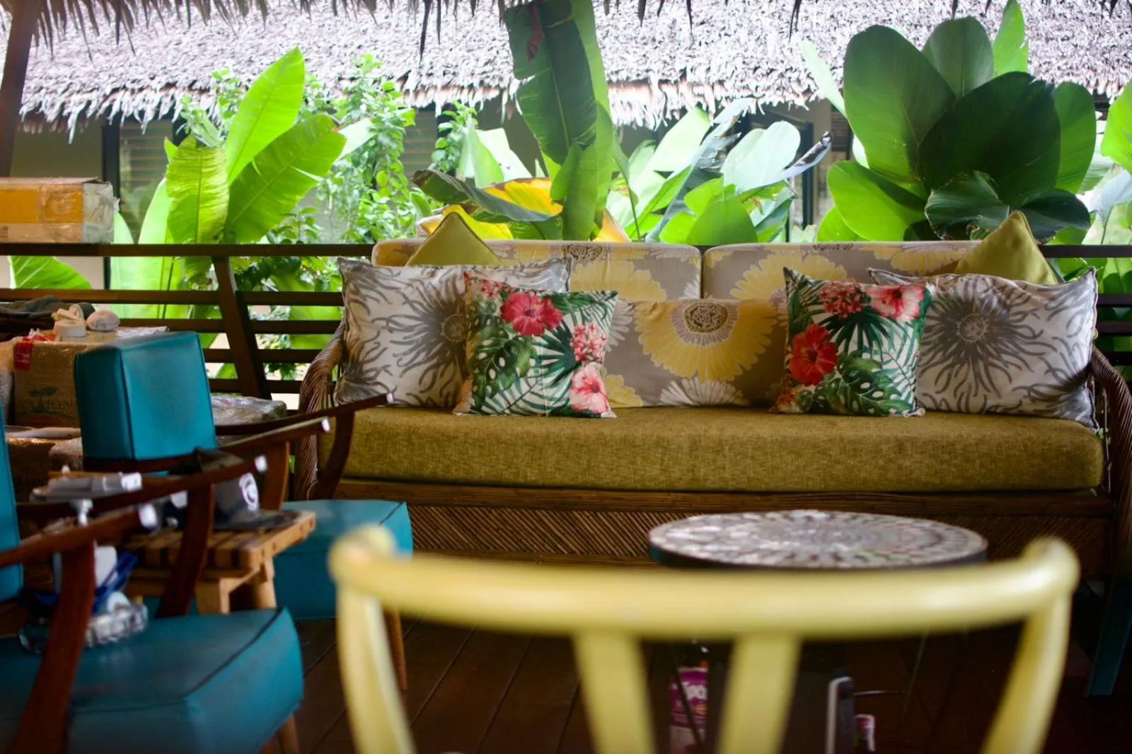 Living room in Kaimana Resort Siargao