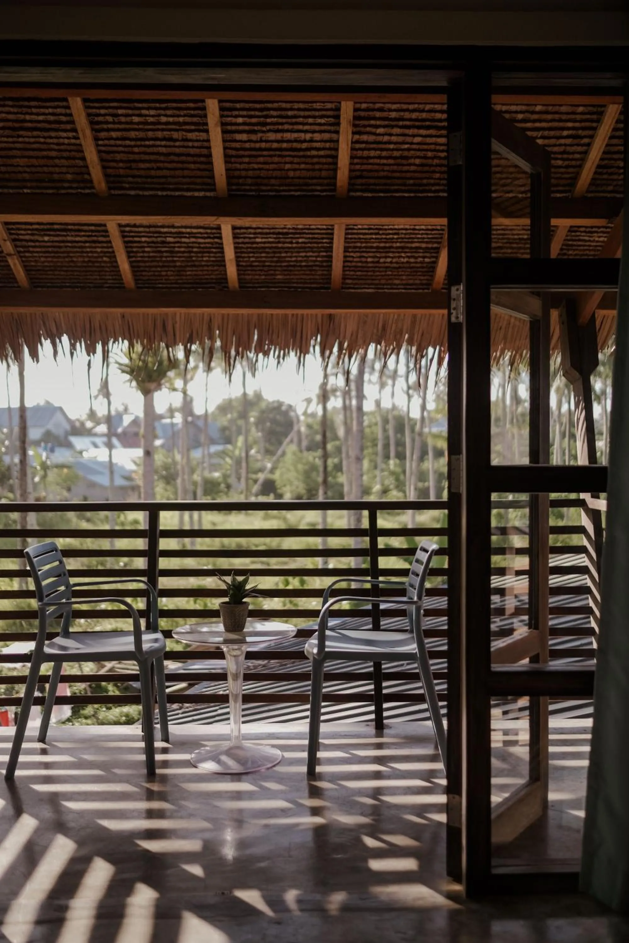 Patio in Kaimana Resort Siargao