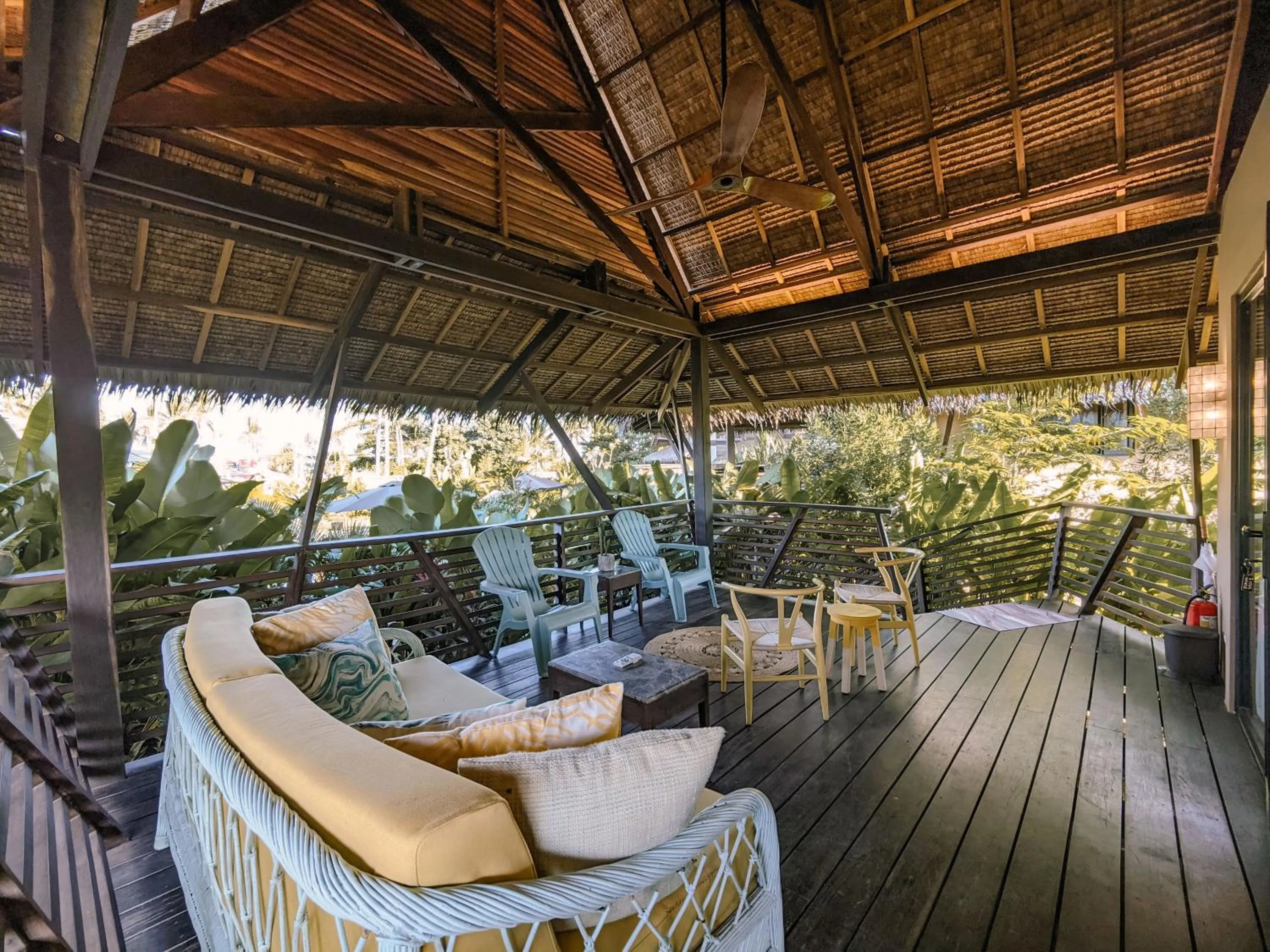 Patio in Kaimana Resort Siargao